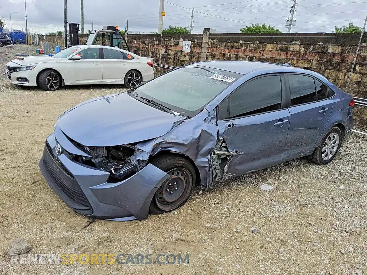 1 fotografías del automóvil dañado JTDEPMAE8MJ156760 TOYOTA COROLLA 2021