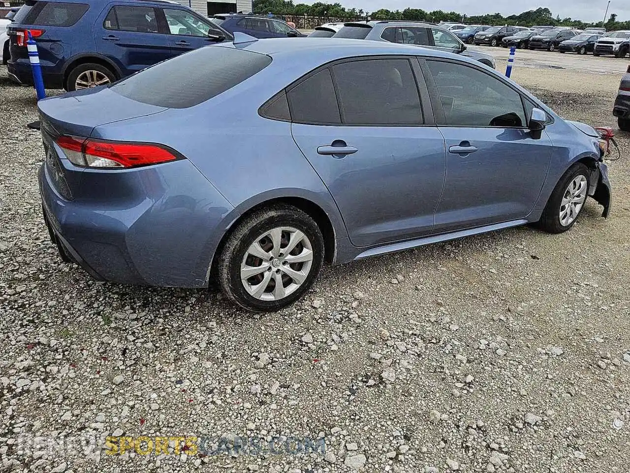 3 fotografías del automóvil dañado JTDEPMAE8MJ156760 TOYOTA COROLLA 2021