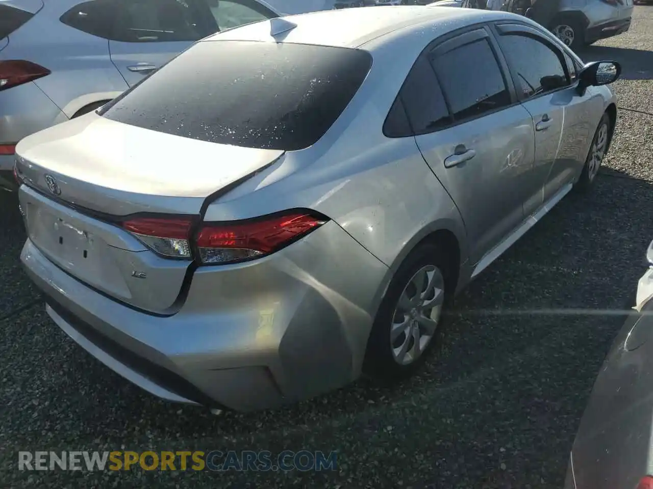 3 Фотография поврежденного автомобиля JTDEPMAE8MJ158105 TOYOTA COROLLA 2021