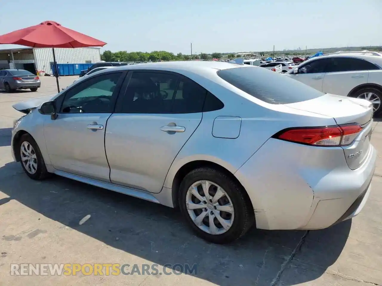 2 fotografías del automóvil dañado JTDEPMAE8MJ159951 TOYOTA COROLLA 2021