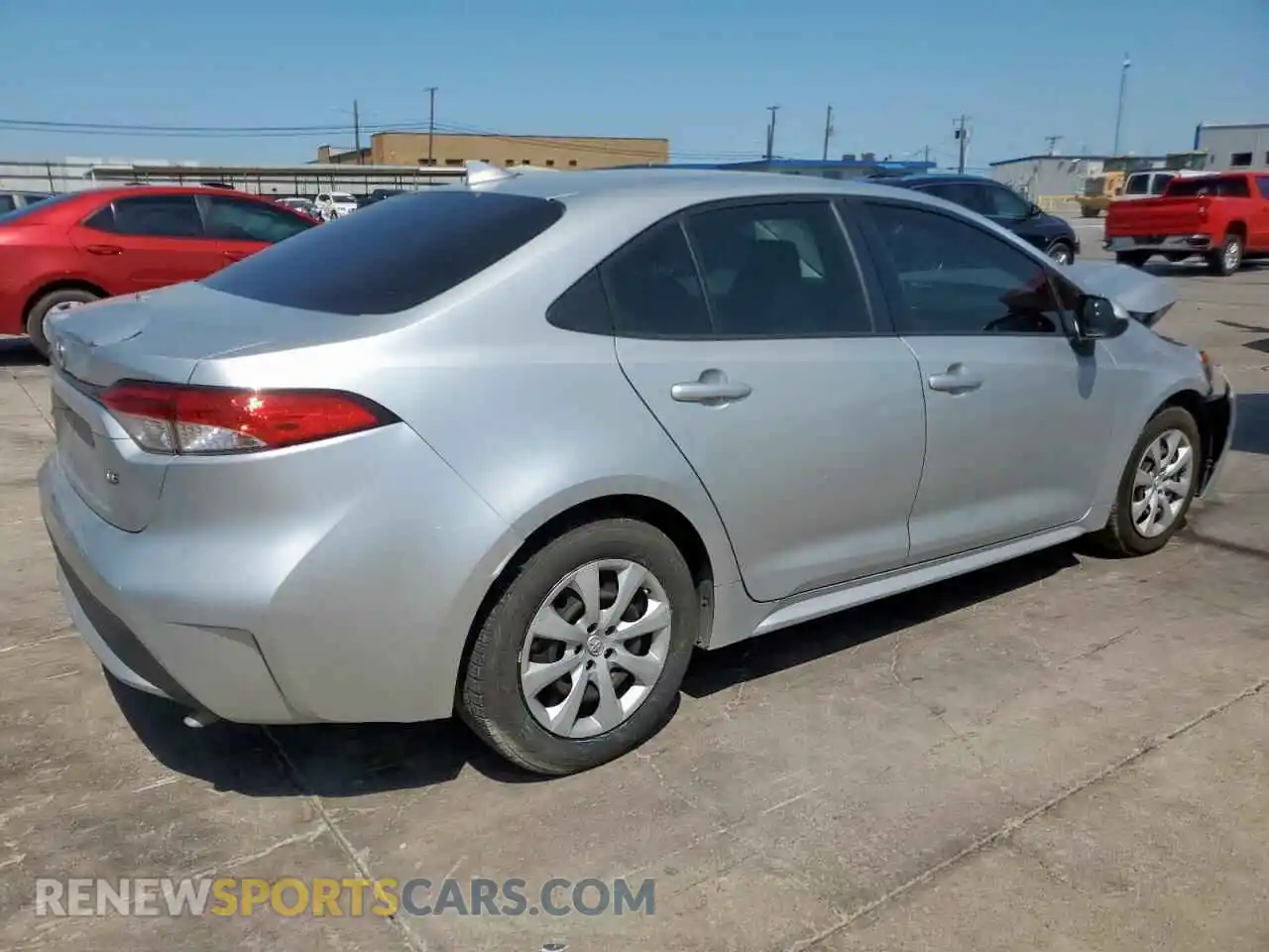 3 fotografías del automóvil dañado JTDEPMAE8MJ159951 TOYOTA COROLLA 2021