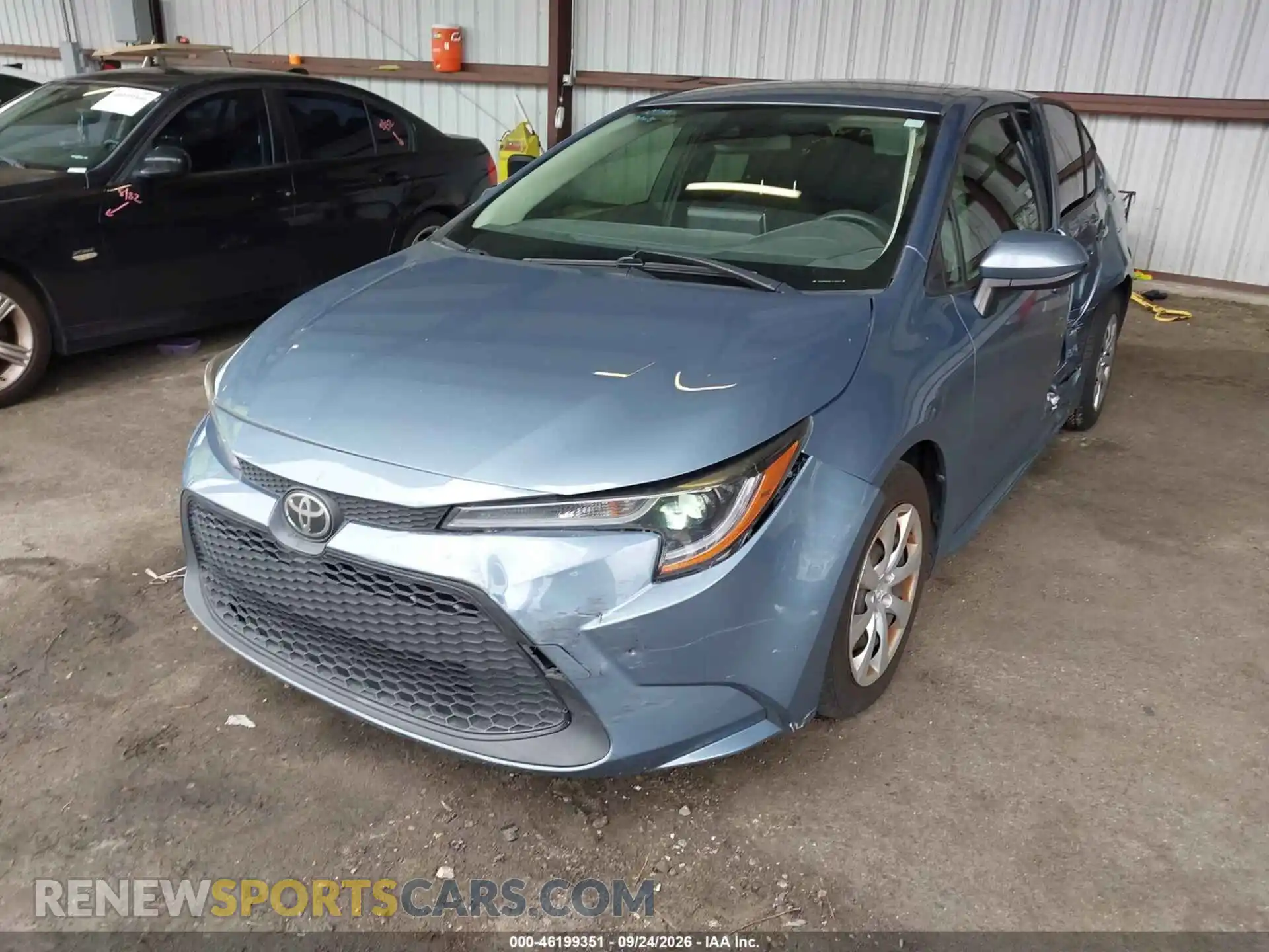 2 Photograph of a damaged car JTDEPMAE8MJ162316 TOYOTA COROLLA 2021