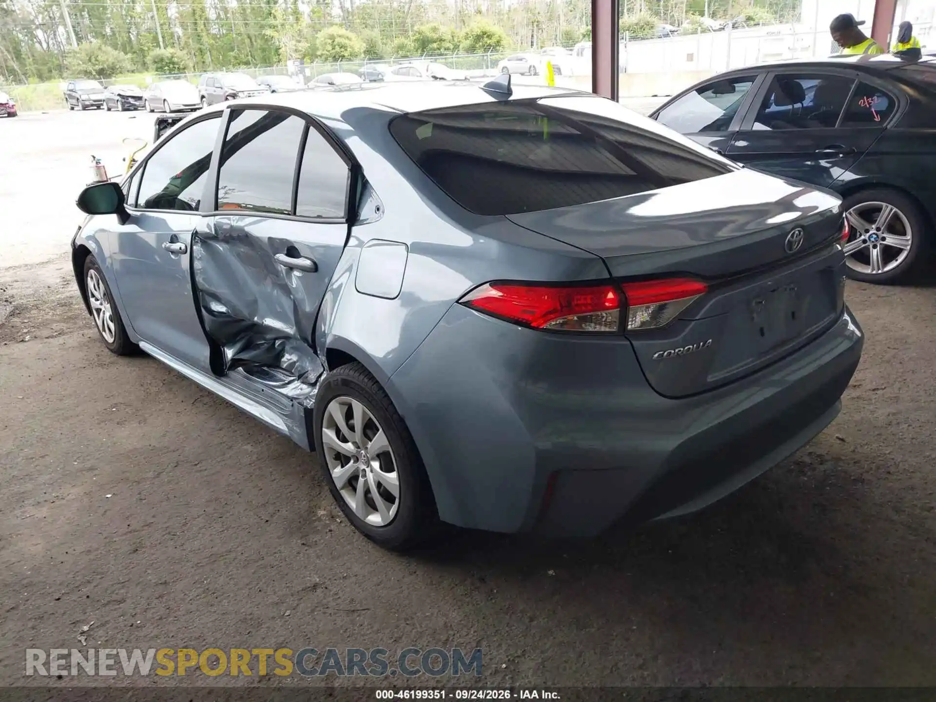 3 Photograph of a damaged car JTDEPMAE8MJ162316 TOYOTA COROLLA 2021