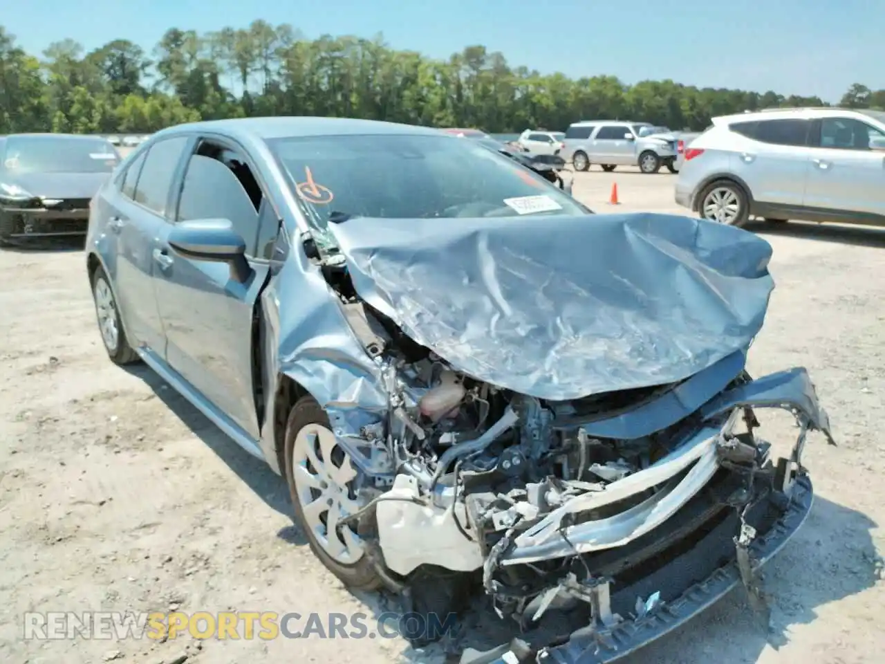 1 Photograph of a damaged car JTDEPMAE8MJ162347 TOYOTA COROLLA 2021