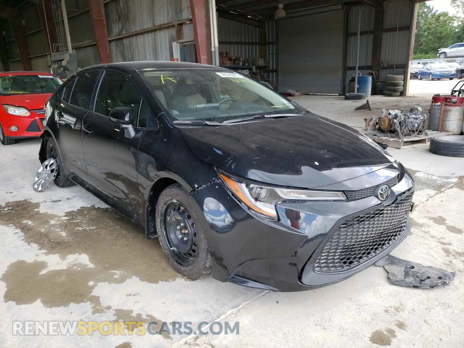1 Photograph of a damaged car JTDEPMAE8MJ163143 TOYOTA COROLLA 2021