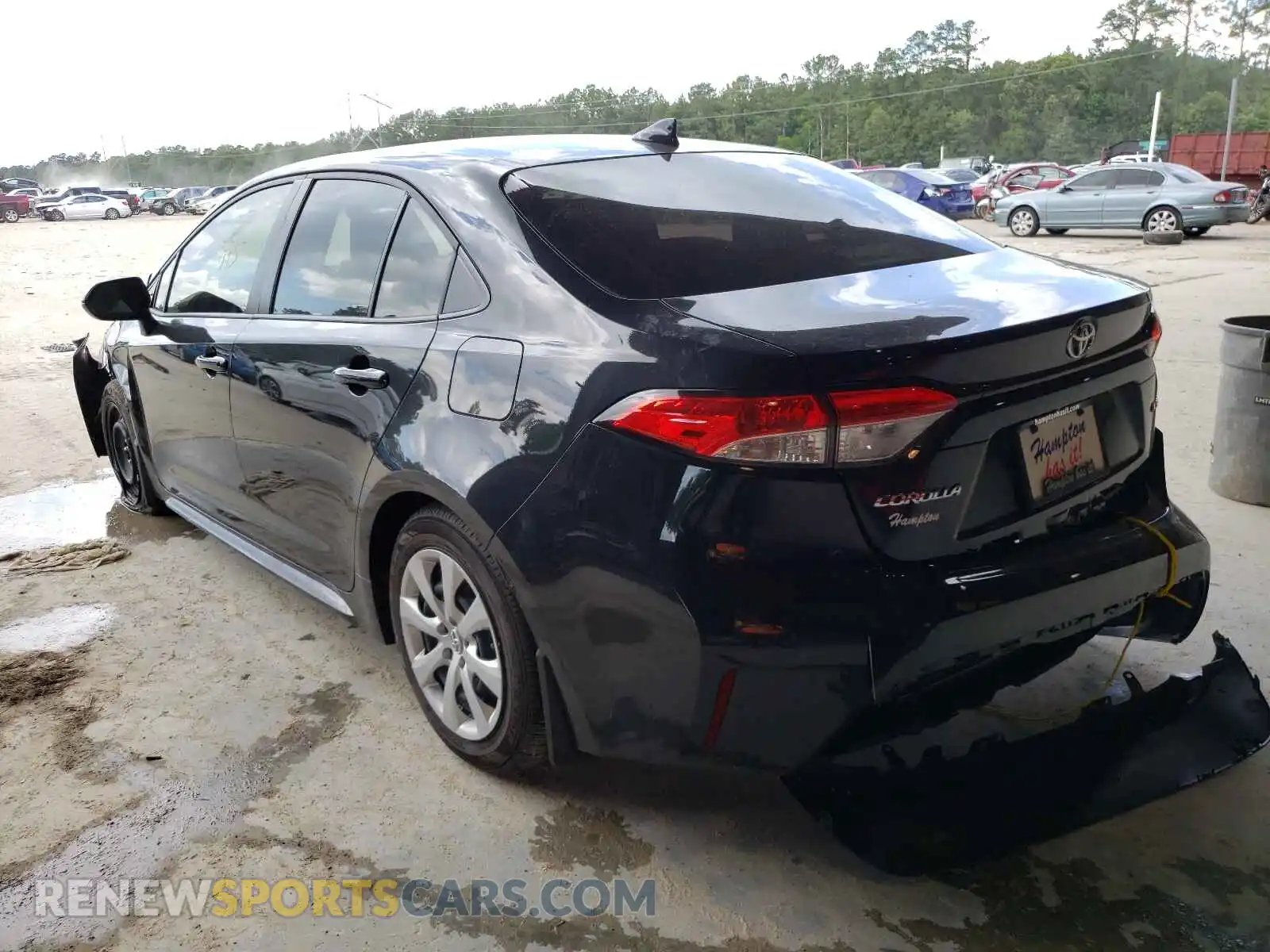 3 Photograph of a damaged car JTDEPMAE8MJ163143 TOYOTA COROLLA 2021