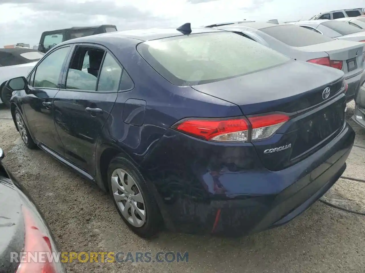 2 Photograph of a damaged car JTDEPMAE8MJ163353 TOYOTA COROLLA 2021