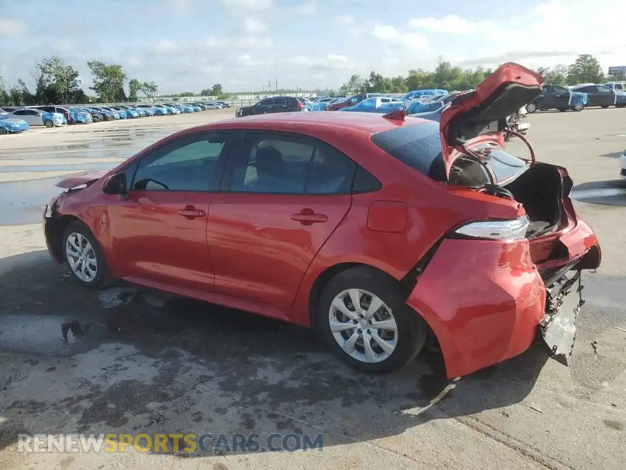 2 Photograph of a damaged car JTDEPMAE8MJ163711 TOYOTA COROLLA 2021