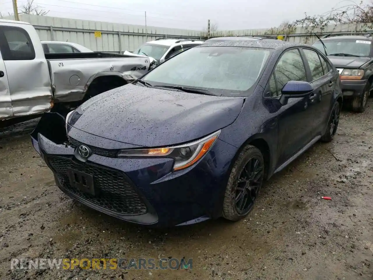 2 Photograph of a damaged car JTDEPMAE8MJ165216 TOYOTA COROLLA 2021