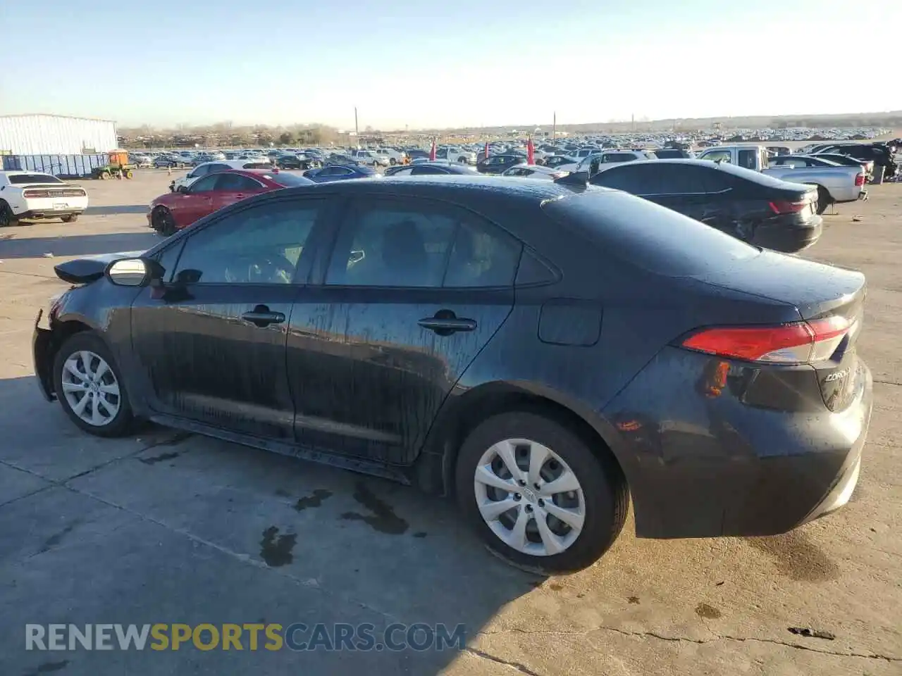 2 Photograph of a damaged car JTDEPMAE8MJ166284 TOYOTA COROLLA 2021