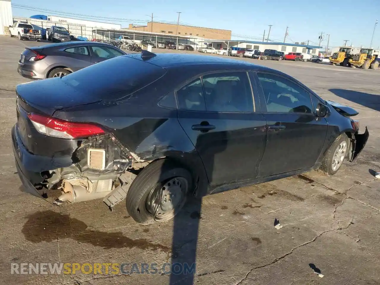 3 Photograph of a damaged car JTDEPMAE8MJ166284 TOYOTA COROLLA 2021