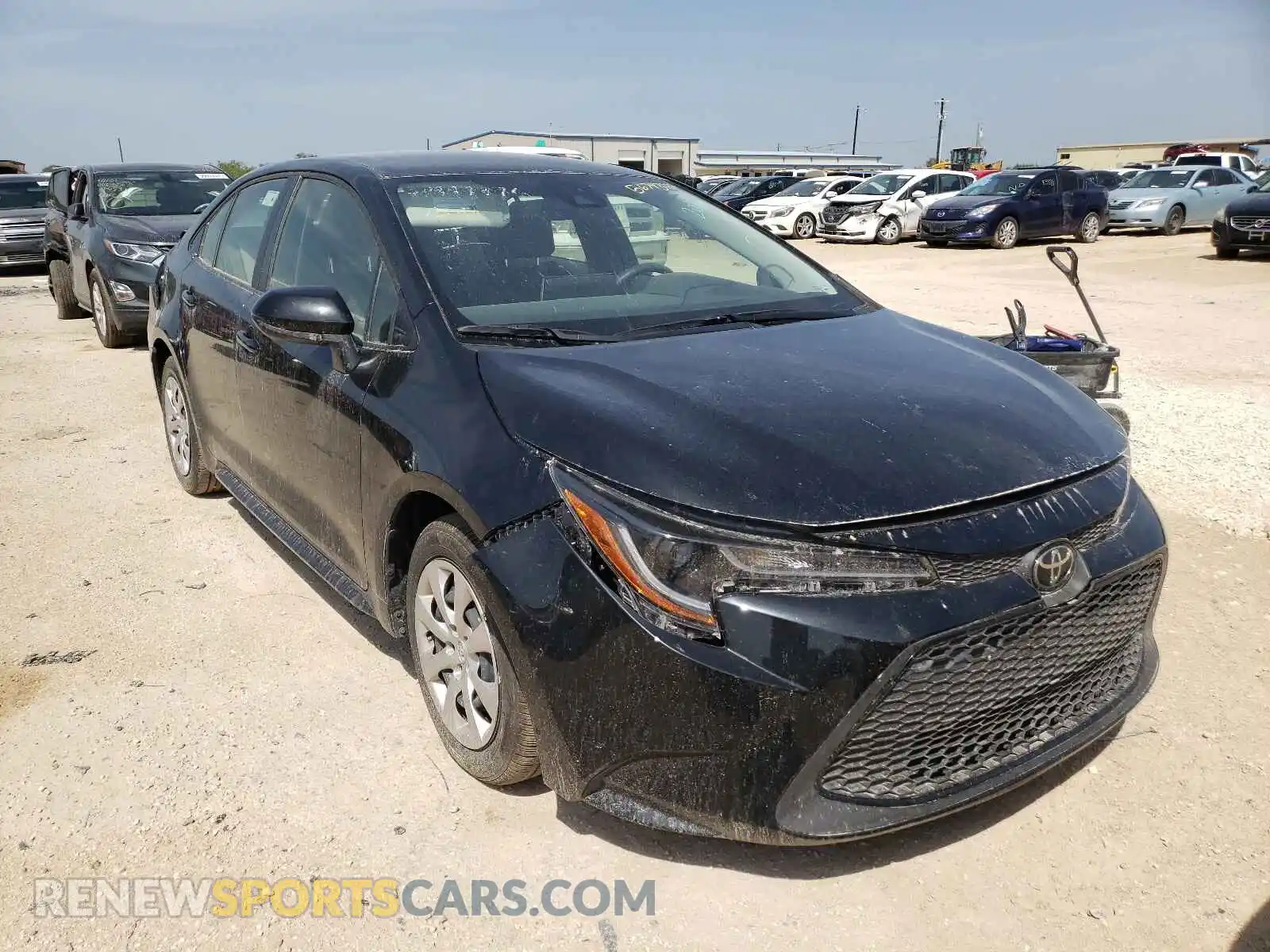 1 Photograph of a damaged car JTDEPMAE8MJ167063 TOYOTA COROLLA 2021