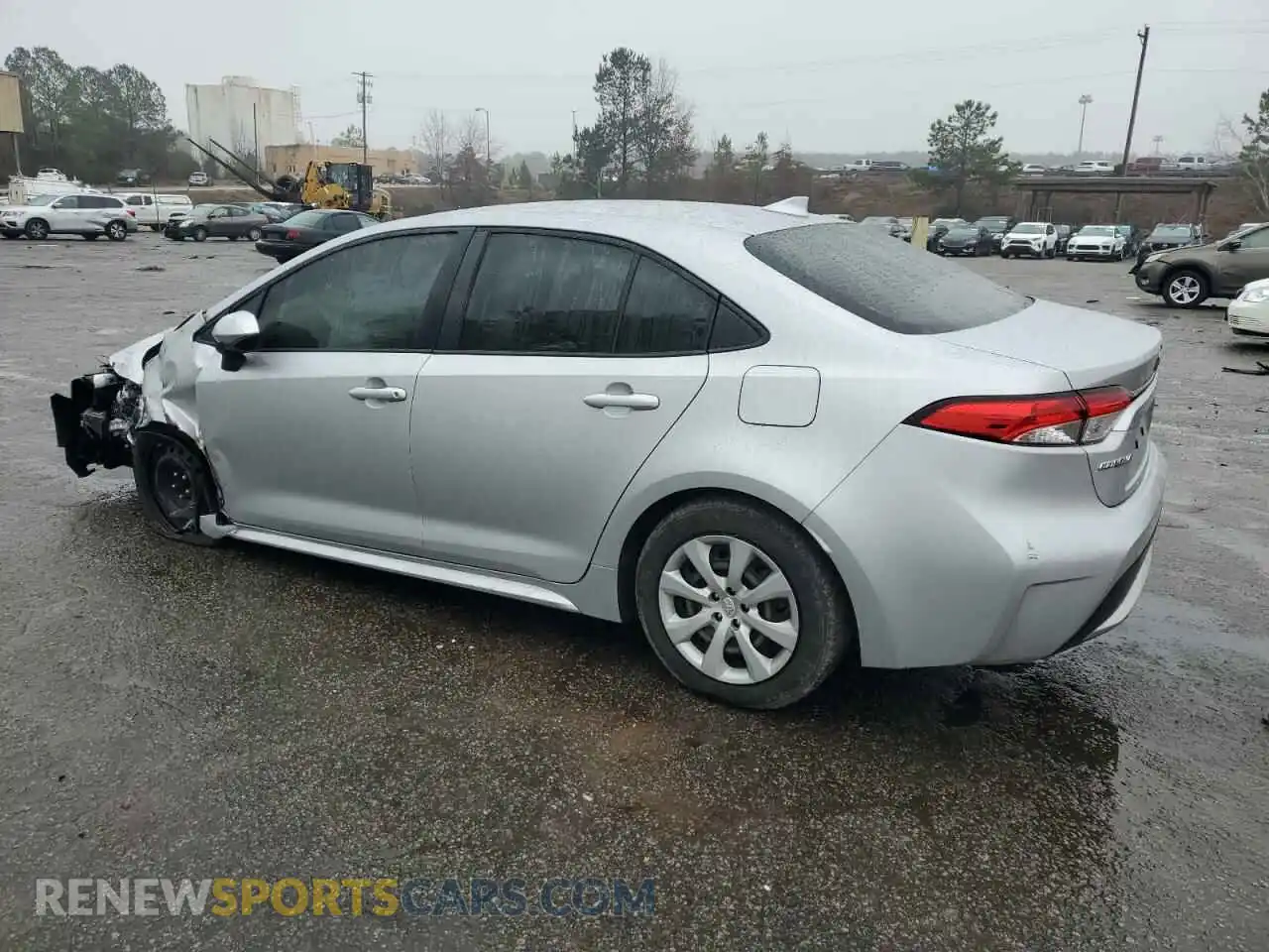 2 Photograph of a damaged car JTDEPMAE8MJ172540 TOYOTA COROLLA 2021