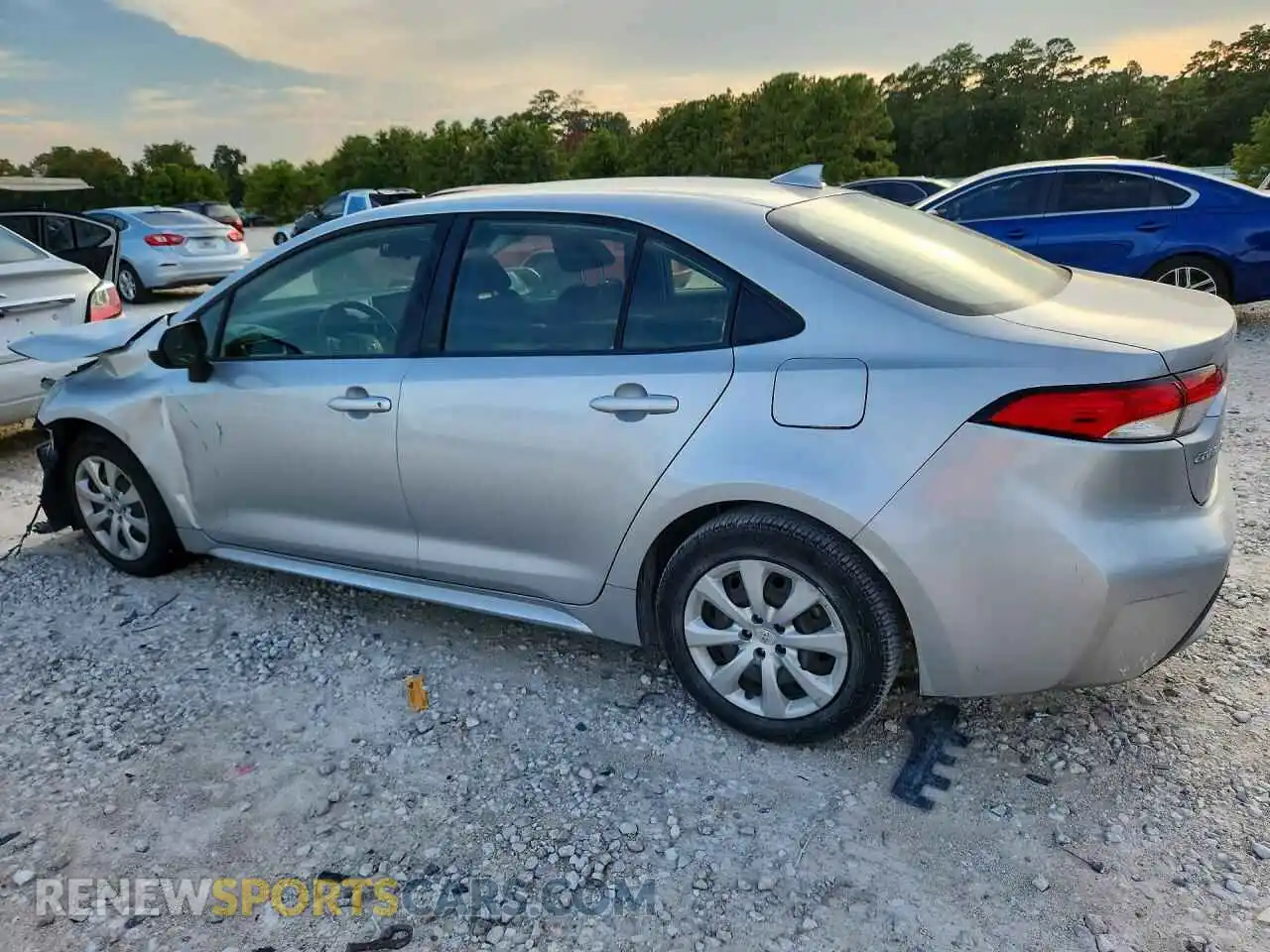 2 Photograph of a damaged car JTDEPMAE8MJ174997 TOYOTA COROLLA 2021