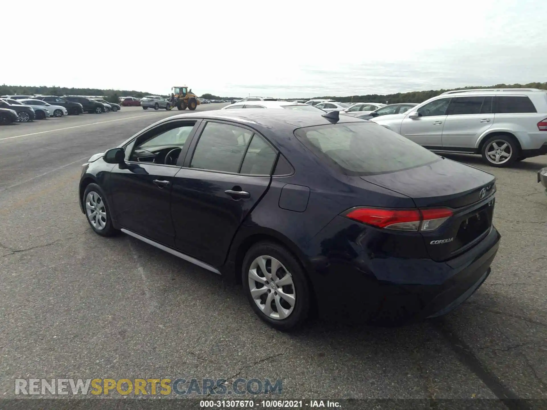 3 Photograph of a damaged car JTDEPMAE8MJ175244 TOYOTA COROLLA 2021