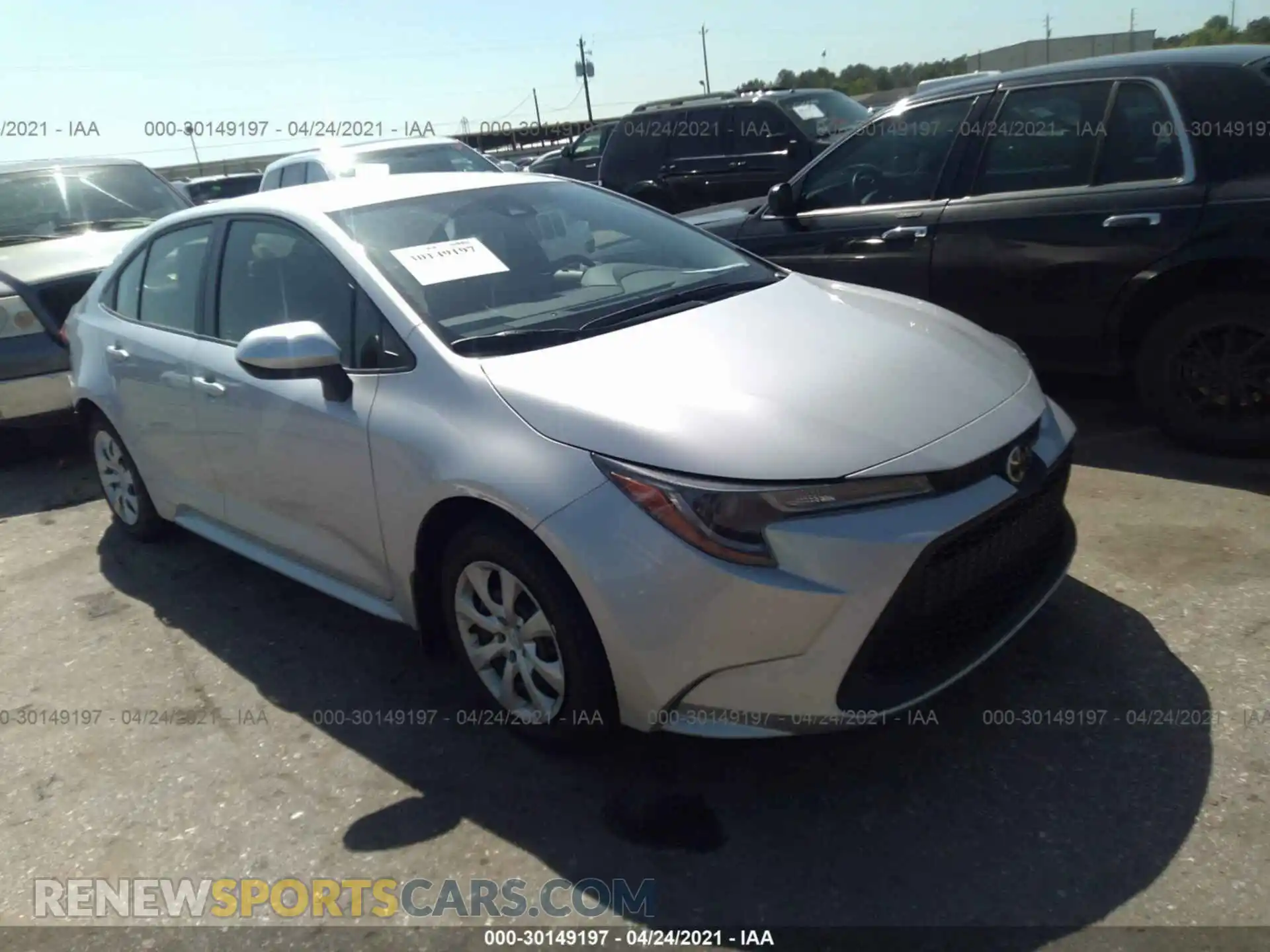 1 Photograph of a damaged car JTDEPMAE8MJ175308 TOYOTA COROLLA 2021