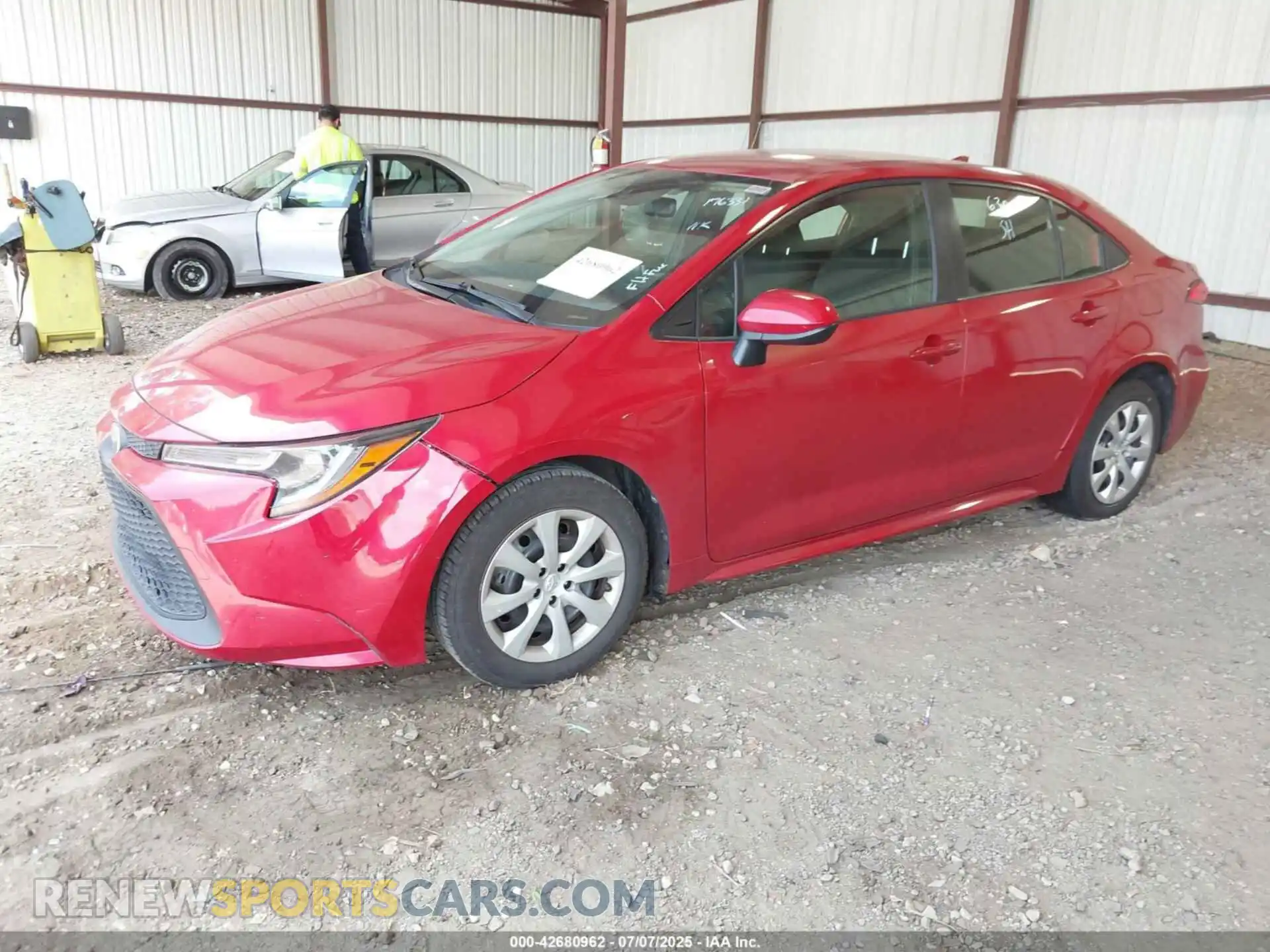2 Photograph of a damaged car JTDEPMAE8MJ176331 TOYOTA COROLLA 2021