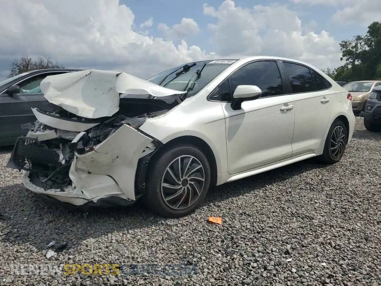 1 Photograph of a damaged car JTDEPMAE8MJ178371 TOYOTA COROLLA 2021
