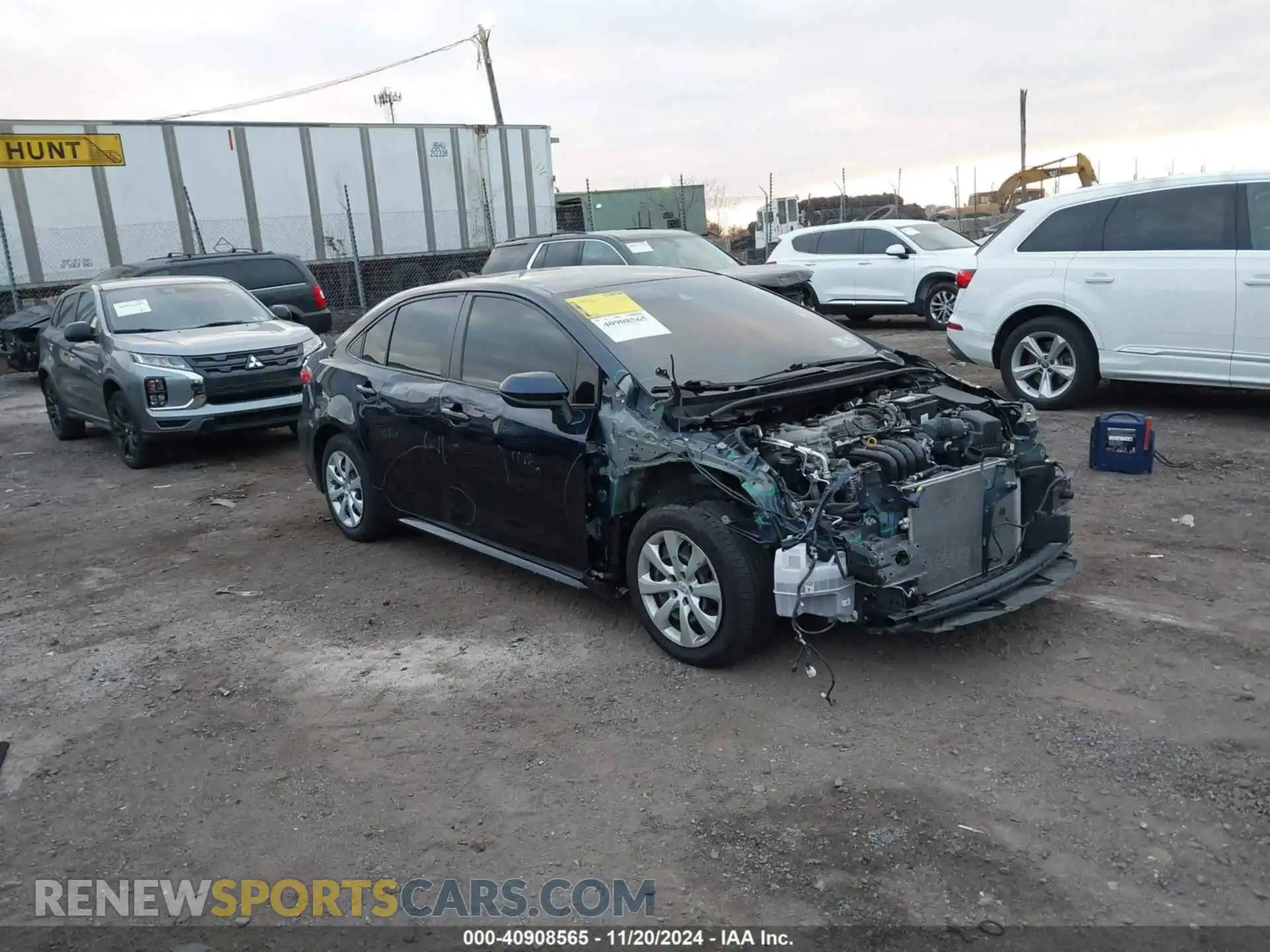 1 Photograph of a damaged car JTDEPMAE8MJ179410 TOYOTA COROLLA 2021