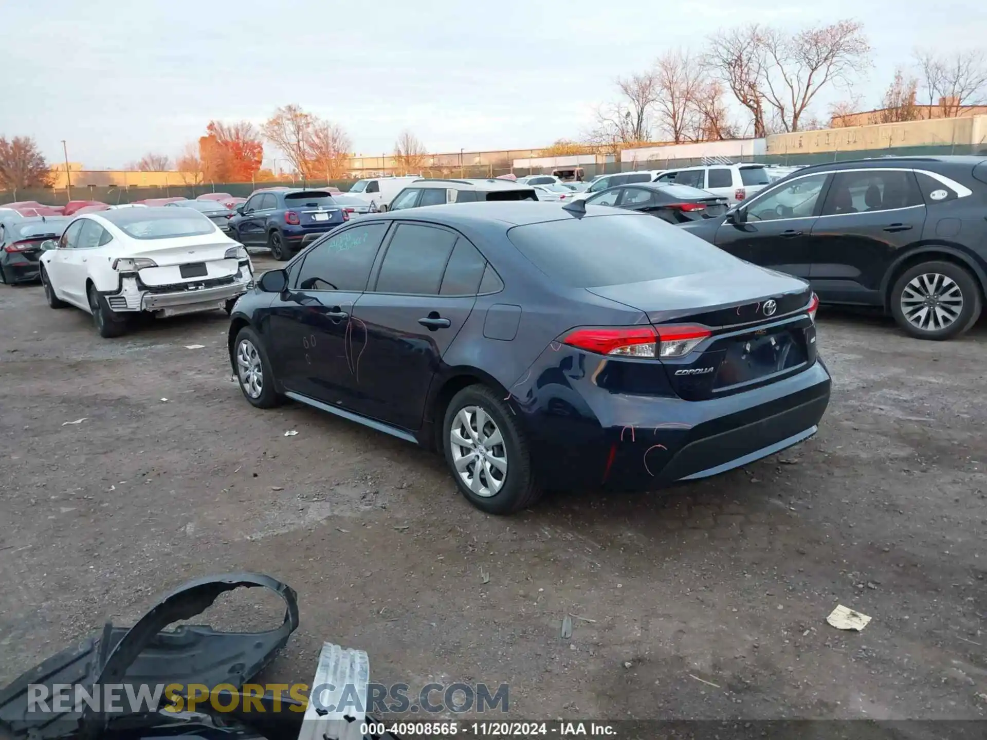 3 Photograph of a damaged car JTDEPMAE8MJ179410 TOYOTA COROLLA 2021