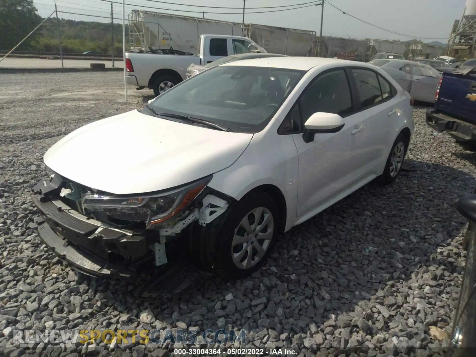2 Photograph of a damaged car JTDEPMAE8MJ179987 TOYOTA COROLLA 2021