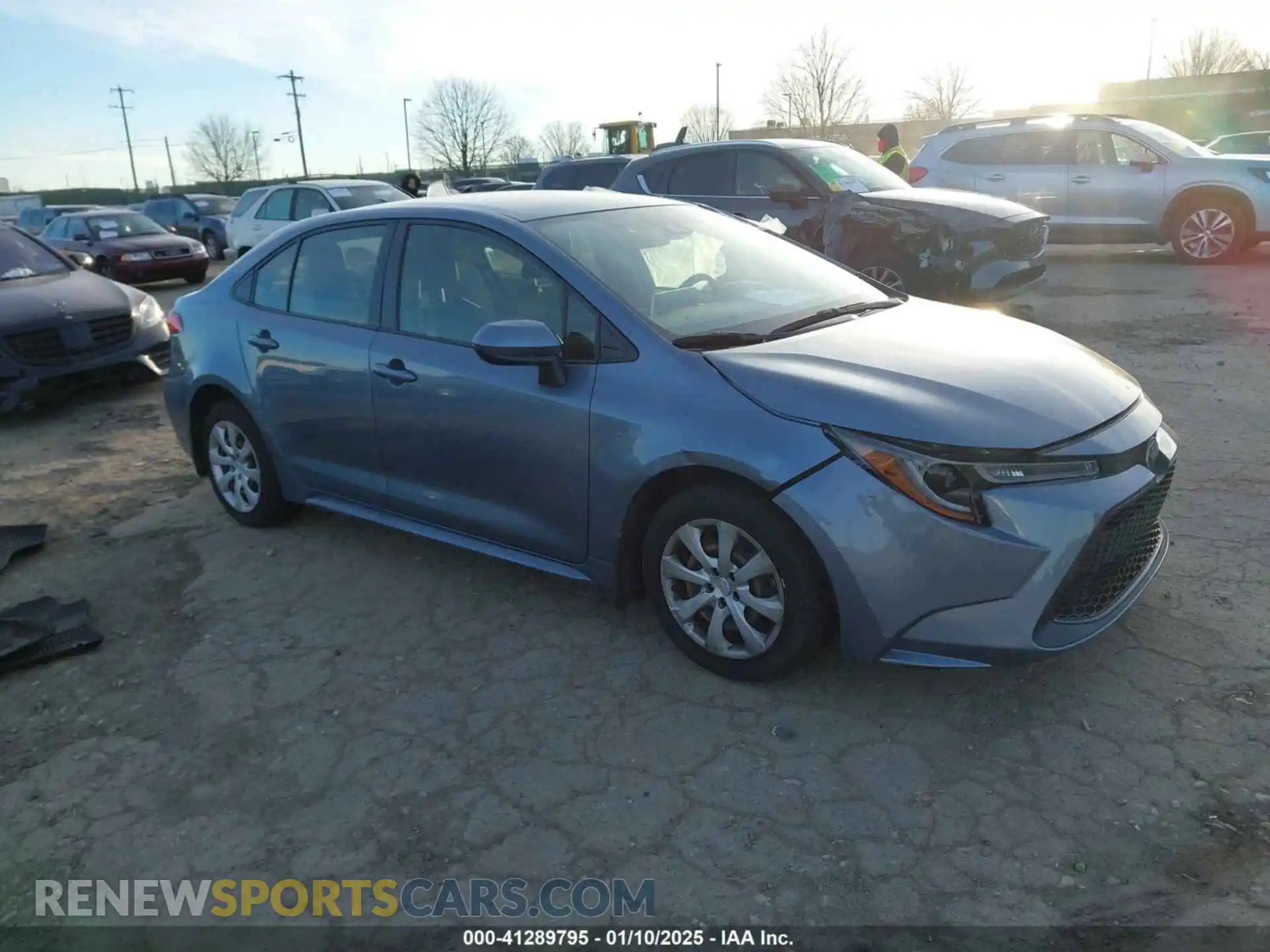 1 Photograph of a damaged car JTDEPMAE8MJ180900 TOYOTA COROLLA 2021