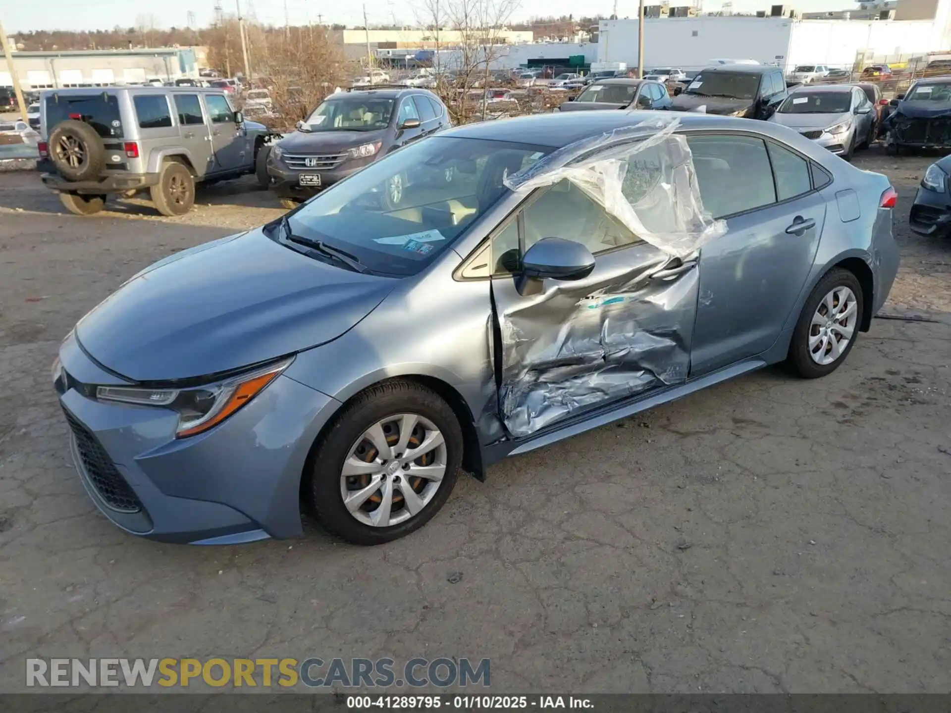 2 Photograph of a damaged car JTDEPMAE8MJ180900 TOYOTA COROLLA 2021