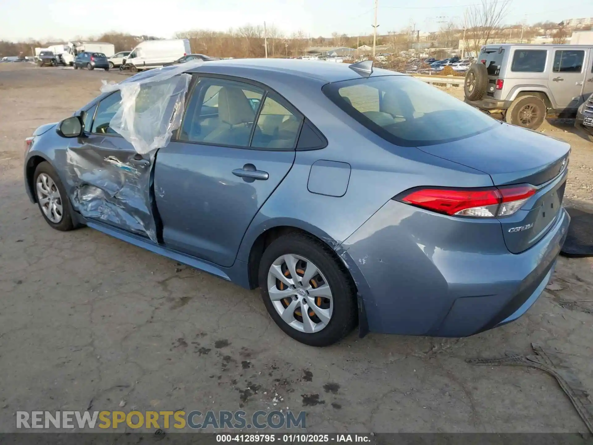 3 Photograph of a damaged car JTDEPMAE8MJ180900 TOYOTA COROLLA 2021