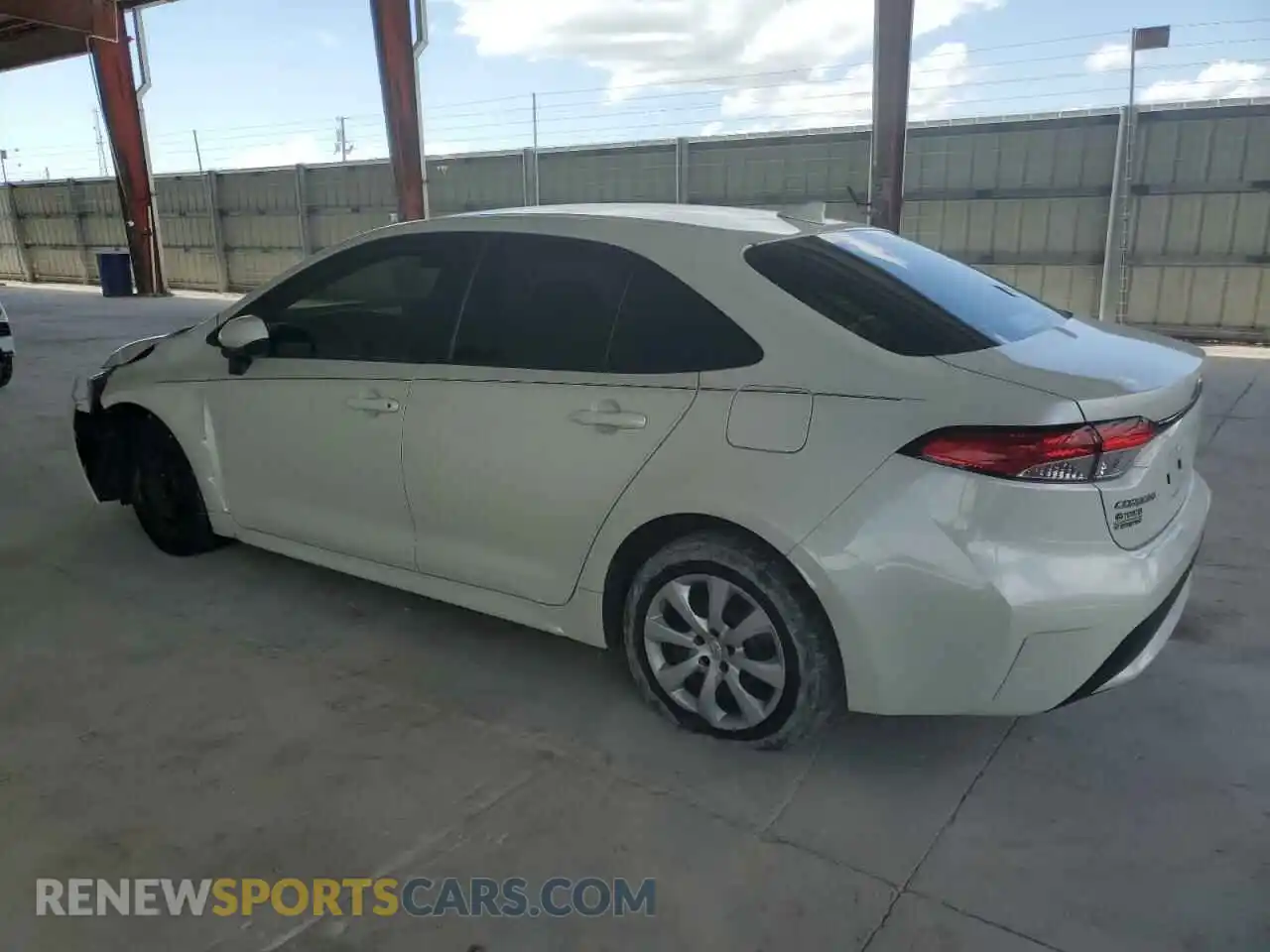2 Photograph of a damaged car JTDEPMAE8MJ181240 TOYOTA COROLLA 2021