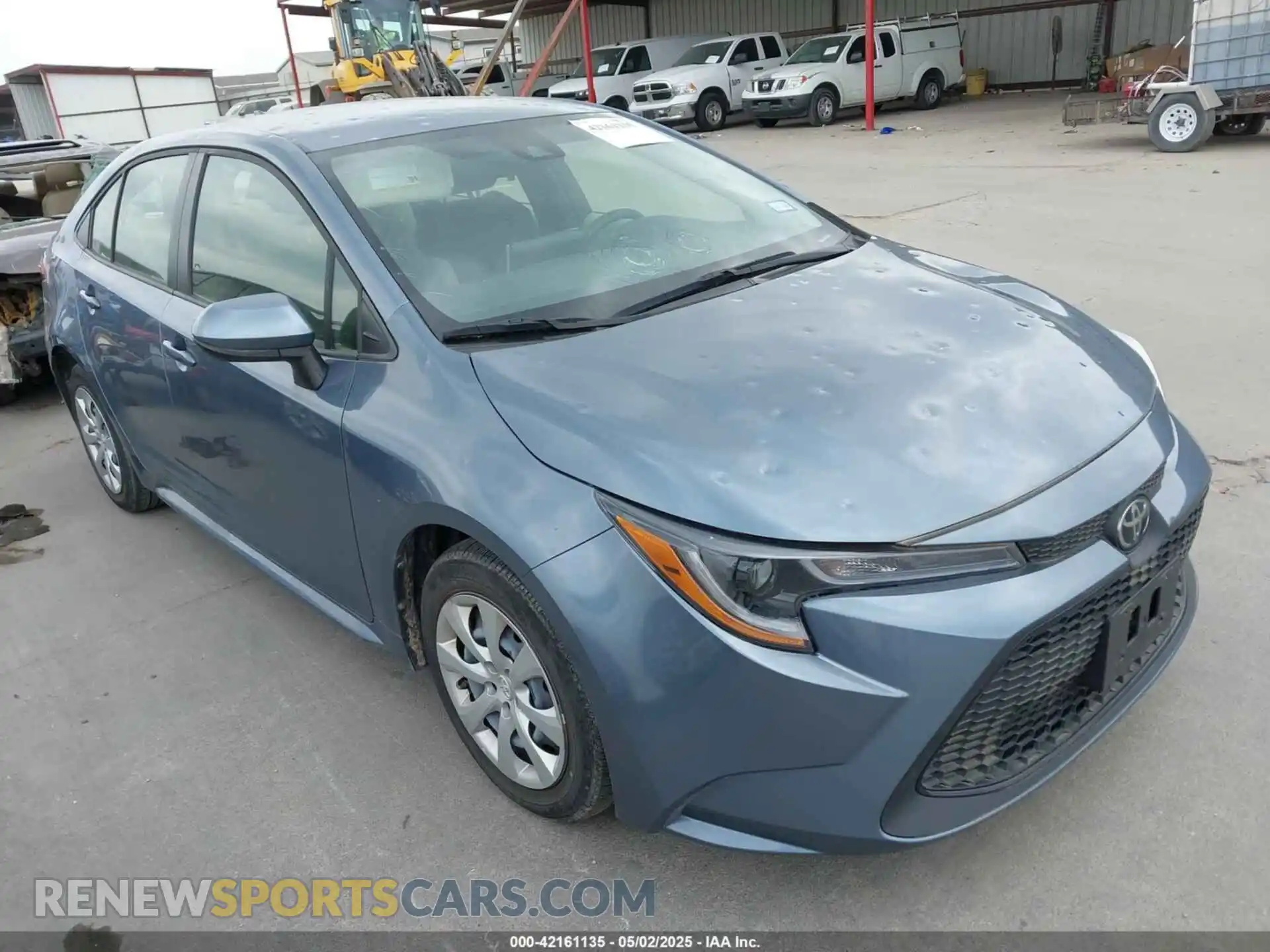 1 Photograph of a damaged car JTDEPMAE8MJ181321 TOYOTA COROLLA 2021