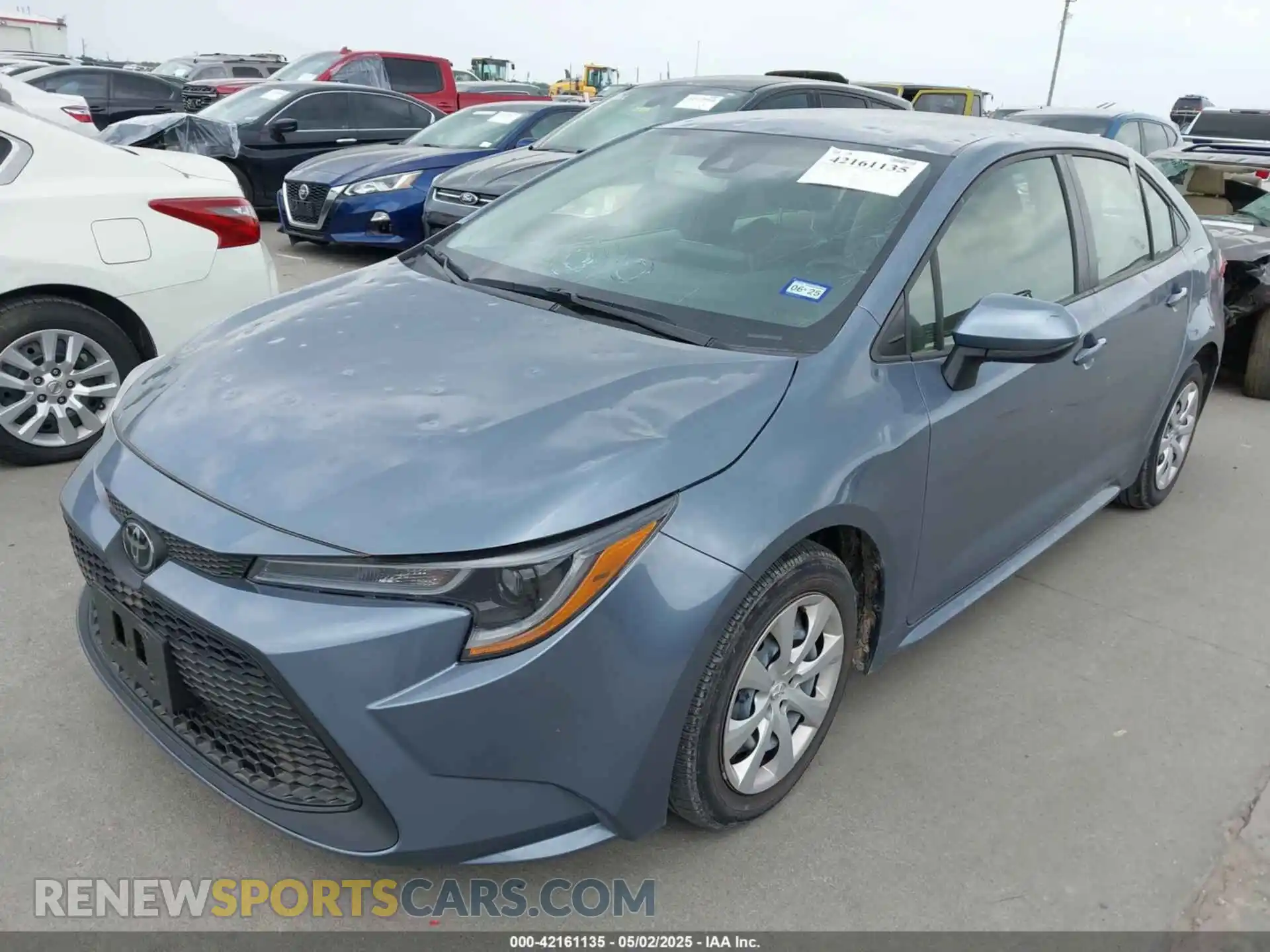 2 Photograph of a damaged car JTDEPMAE8MJ181321 TOYOTA COROLLA 2021