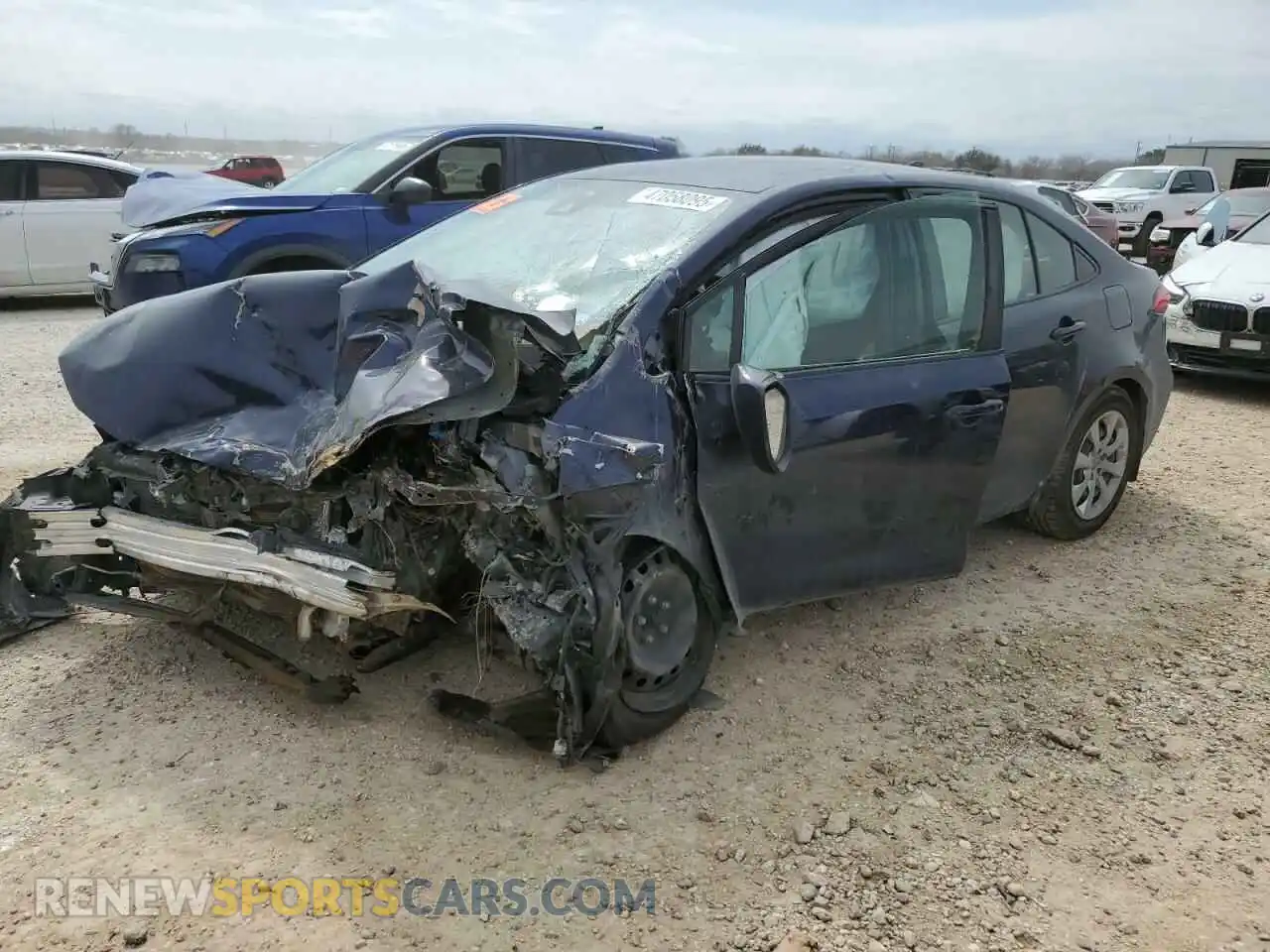 1 Photograph of a damaged car JTDEPMAE8MJ181836 TOYOTA COROLLA 2021