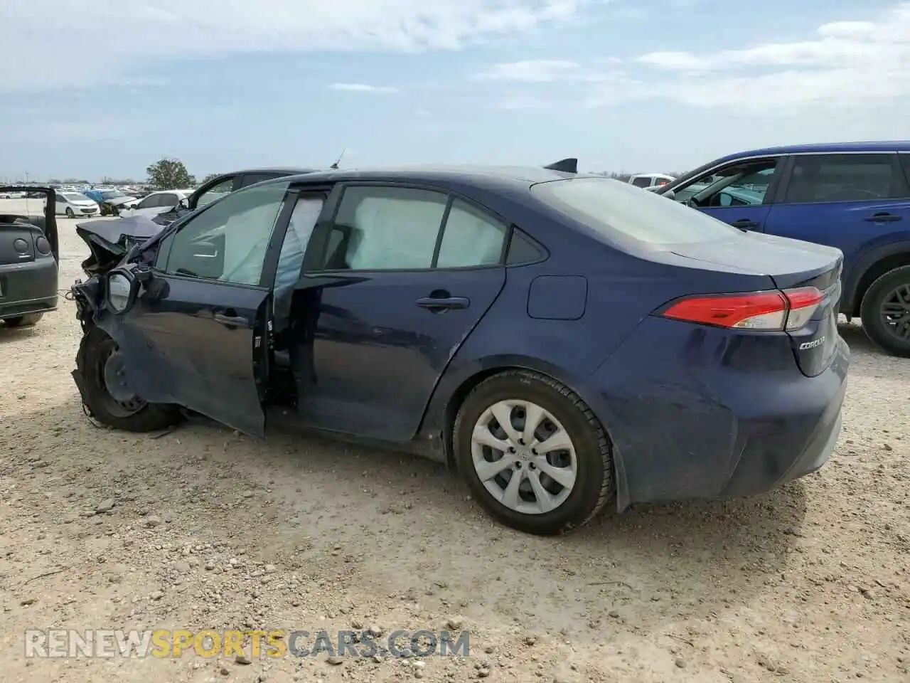 2 Photograph of a damaged car JTDEPMAE8MJ181836 TOYOTA COROLLA 2021
