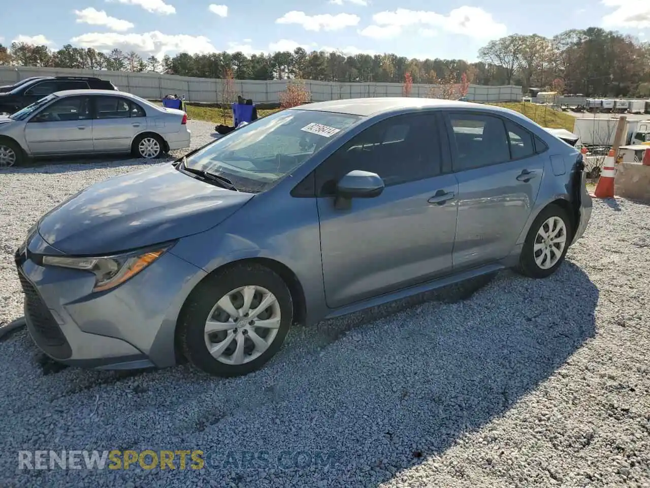 1 Photograph of a damaged car JTDEPMAE8MJ182162 TOYOTA COROLLA 2021