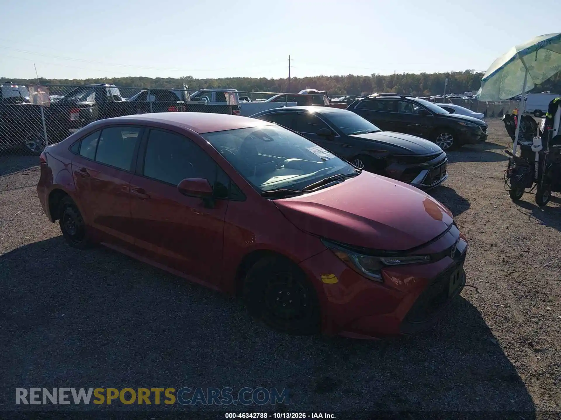 1 fotografías del automóvil dañado JTDEPMAE8MJ182551 TOYOTA COROLLA 2021