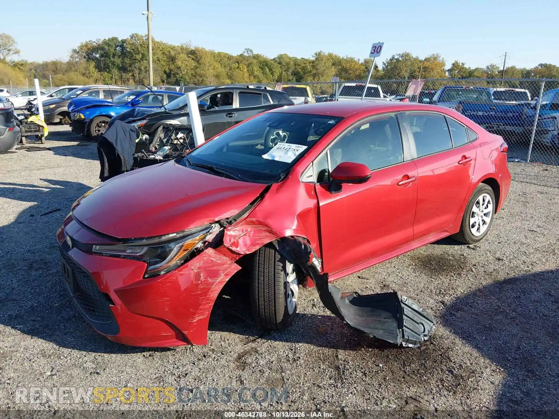 2 fotografías del automóvil dañado JTDEPMAE8MJ182551 TOYOTA COROLLA 2021