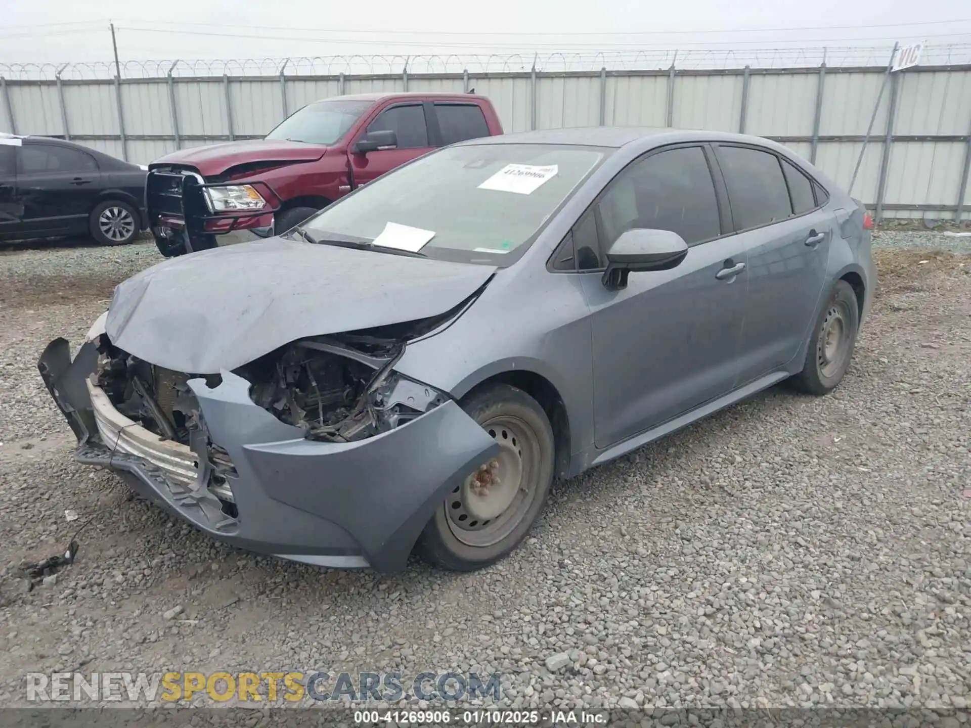 2 Photograph of a damaged car JTDEPMAE8MJ185725 TOYOTA COROLLA 2021