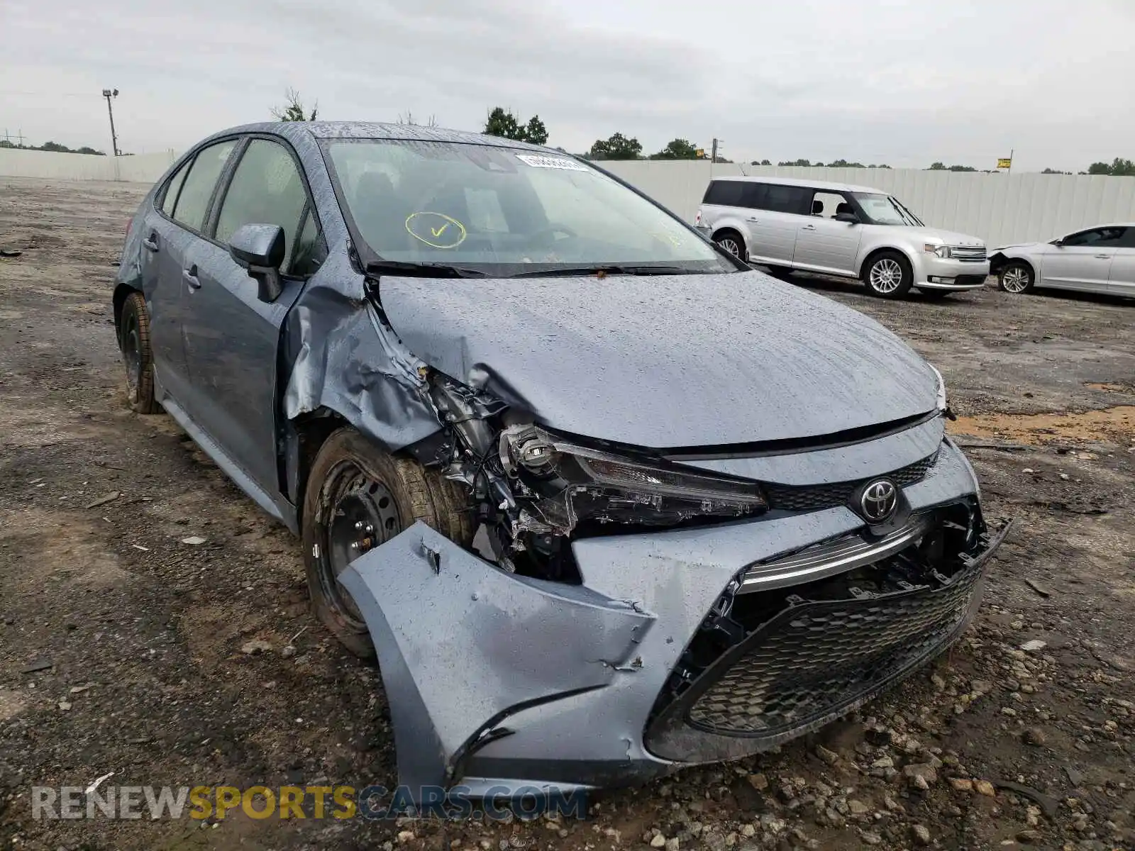 1 Photograph of a damaged car JTDEPMAE8MJ186308 TOYOTA COROLLA 2021