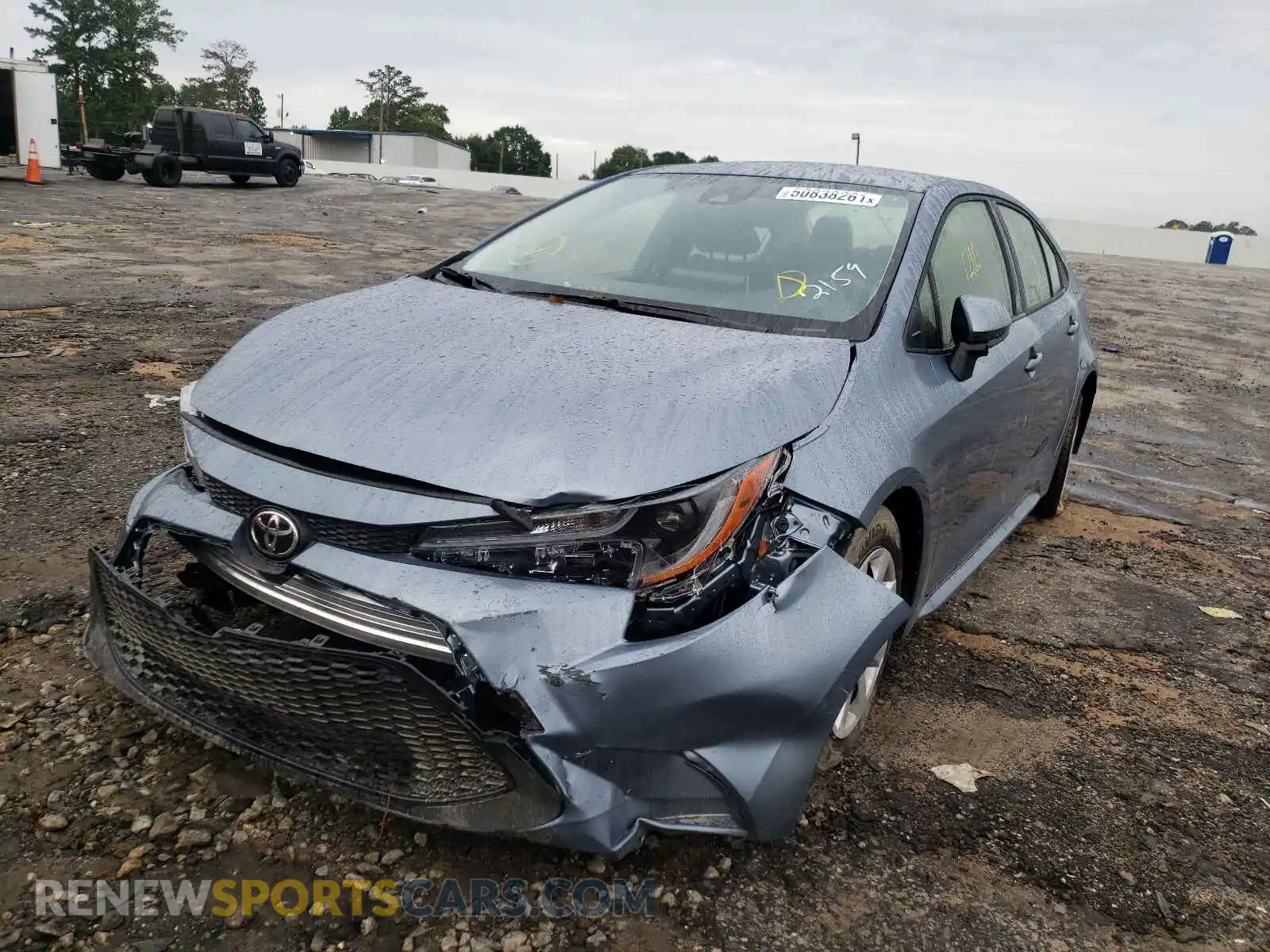 2 Photograph of a damaged car JTDEPMAE8MJ186308 TOYOTA COROLLA 2021