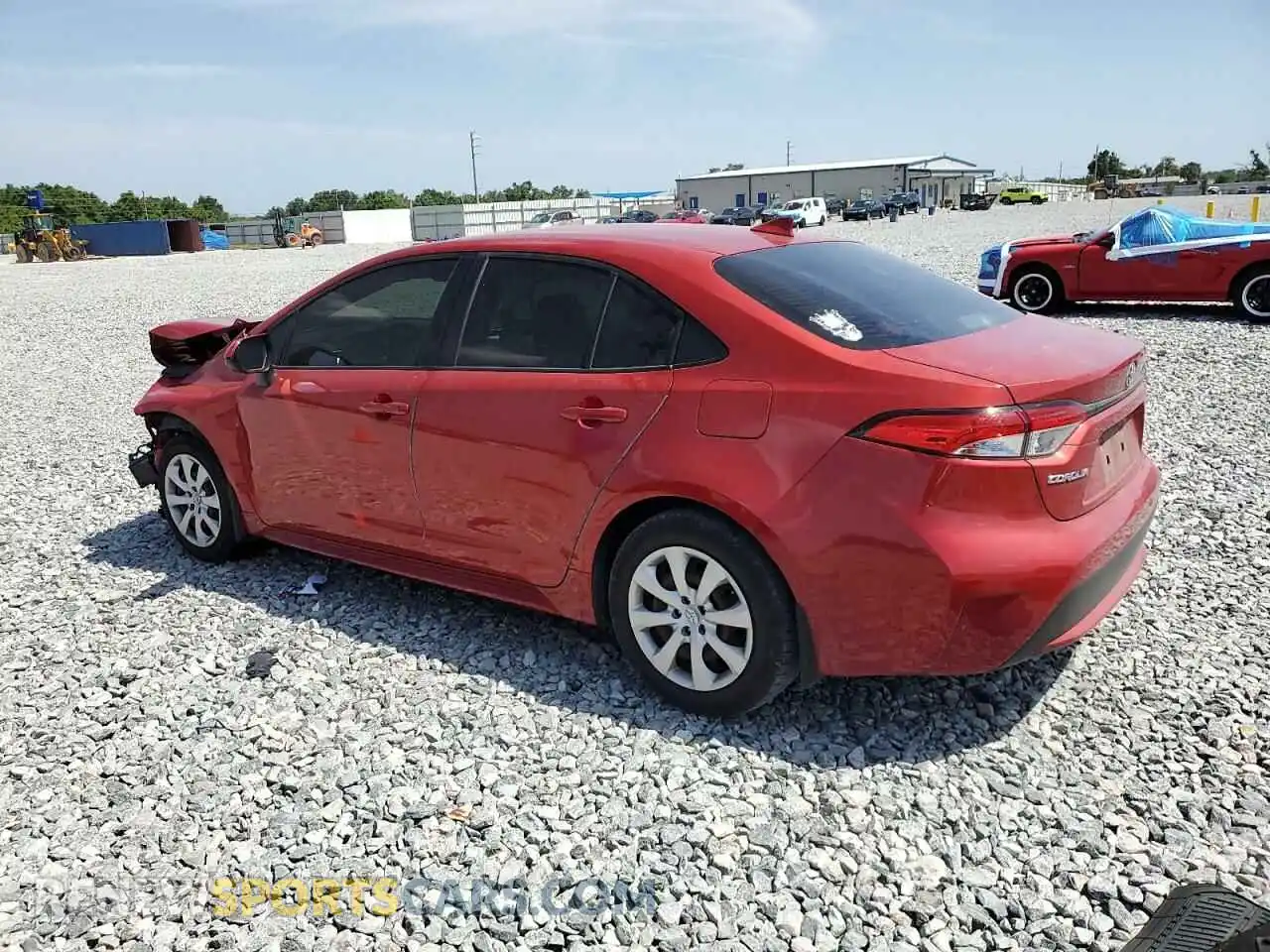 2 Photograph of a damaged car JTDEPMAE8MJ186549 TOYOTA COROLLA 2021