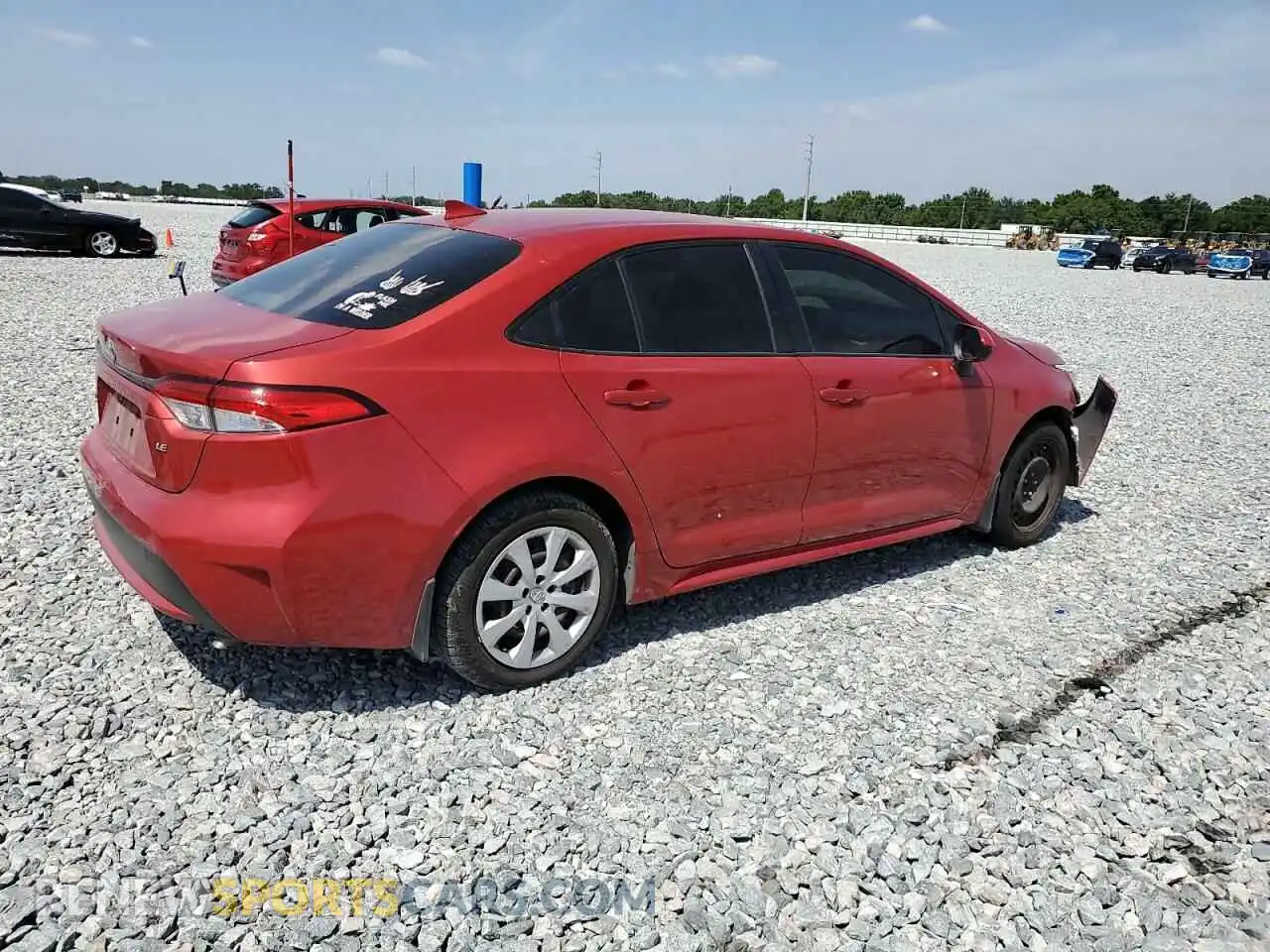 3 Photograph of a damaged car JTDEPMAE8MJ186549 TOYOTA COROLLA 2021