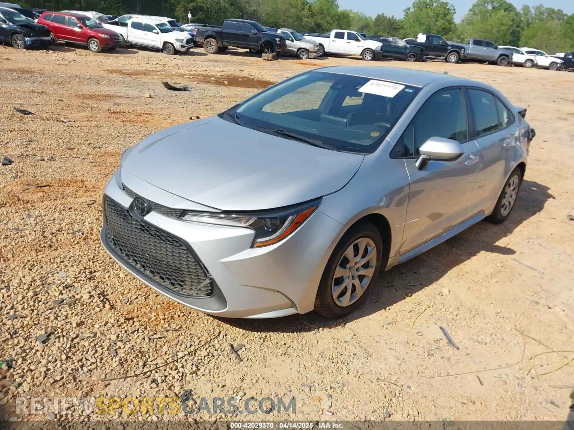2 Photograph of a damaged car JTDEPMAE8MJ186700 TOYOTA COROLLA 2021