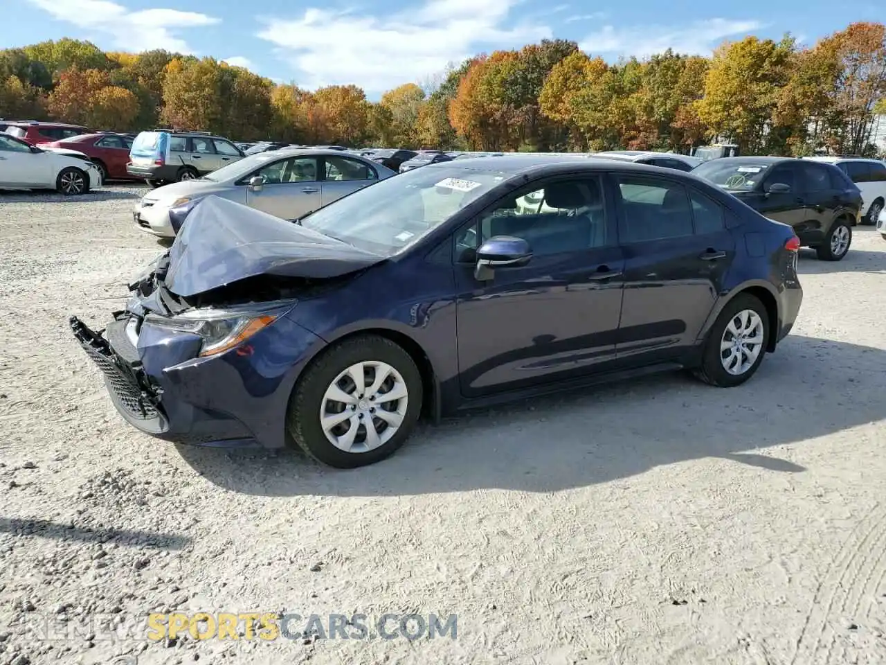 1 Photograph of a damaged car JTDEPMAE8MJ188236 TOYOTA COROLLA 2021