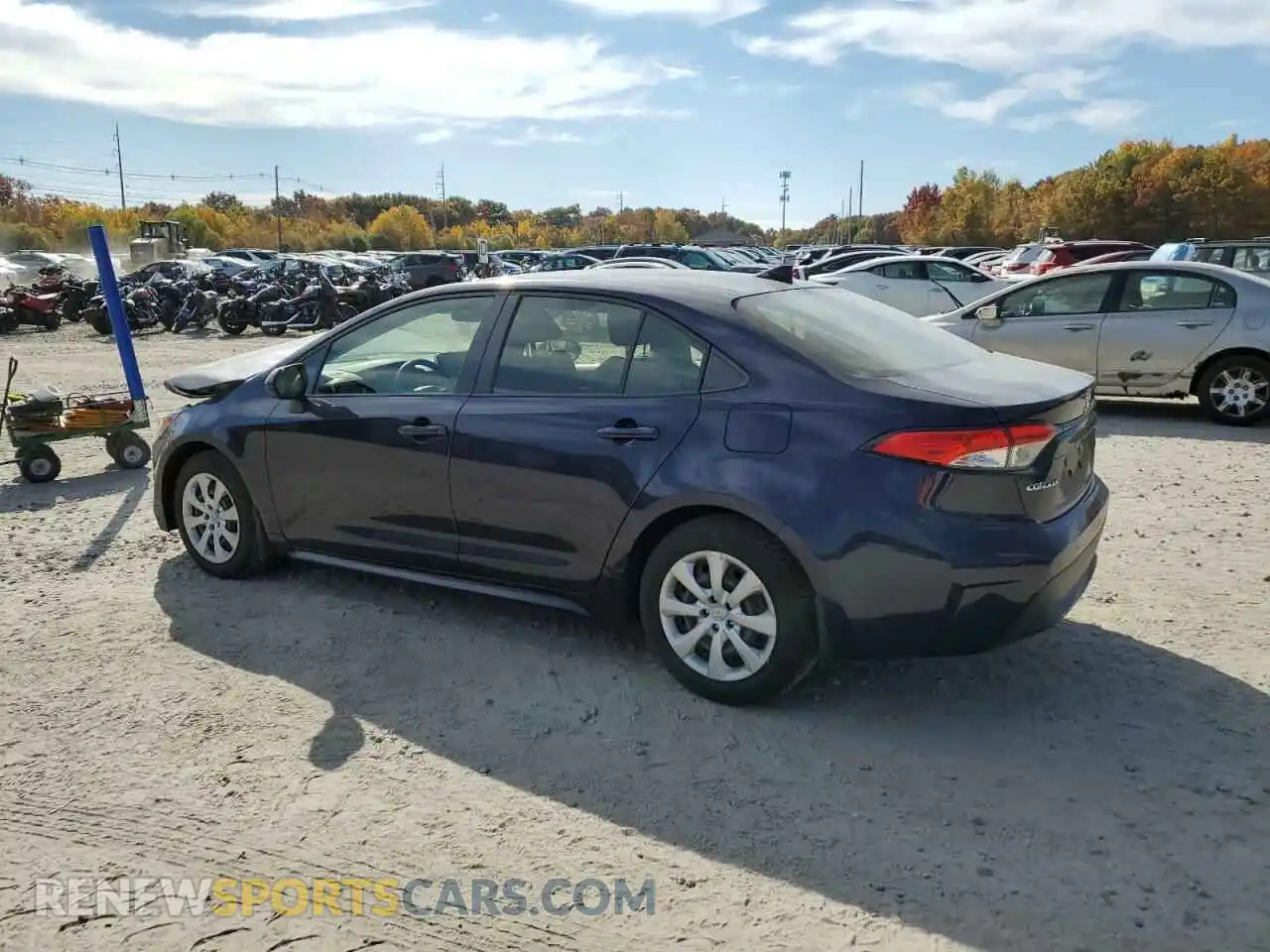 2 Photograph of a damaged car JTDEPMAE8MJ188236 TOYOTA COROLLA 2021