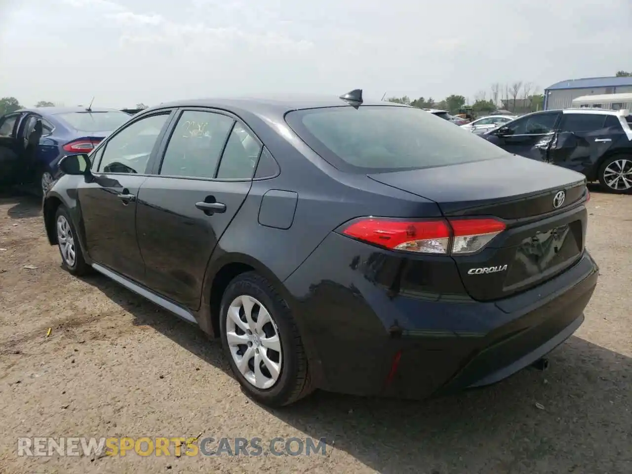 3 Photograph of a damaged car JTDEPMAE8MJ189354 TOYOTA COROLLA 2021