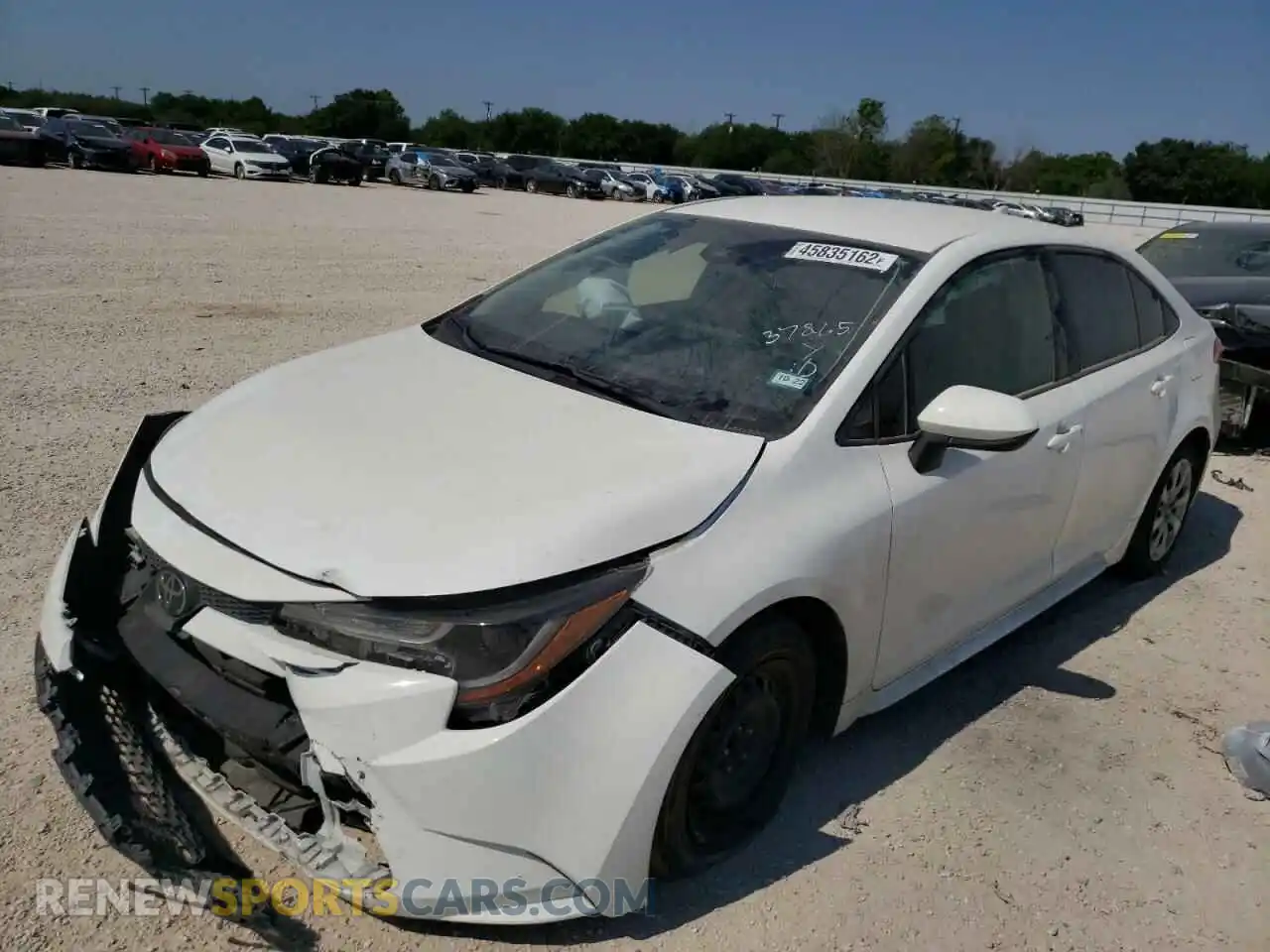 2 fotografías del automóvil dañado JTDEPMAE9MJ119099 TOYOTA COROLLA 2021