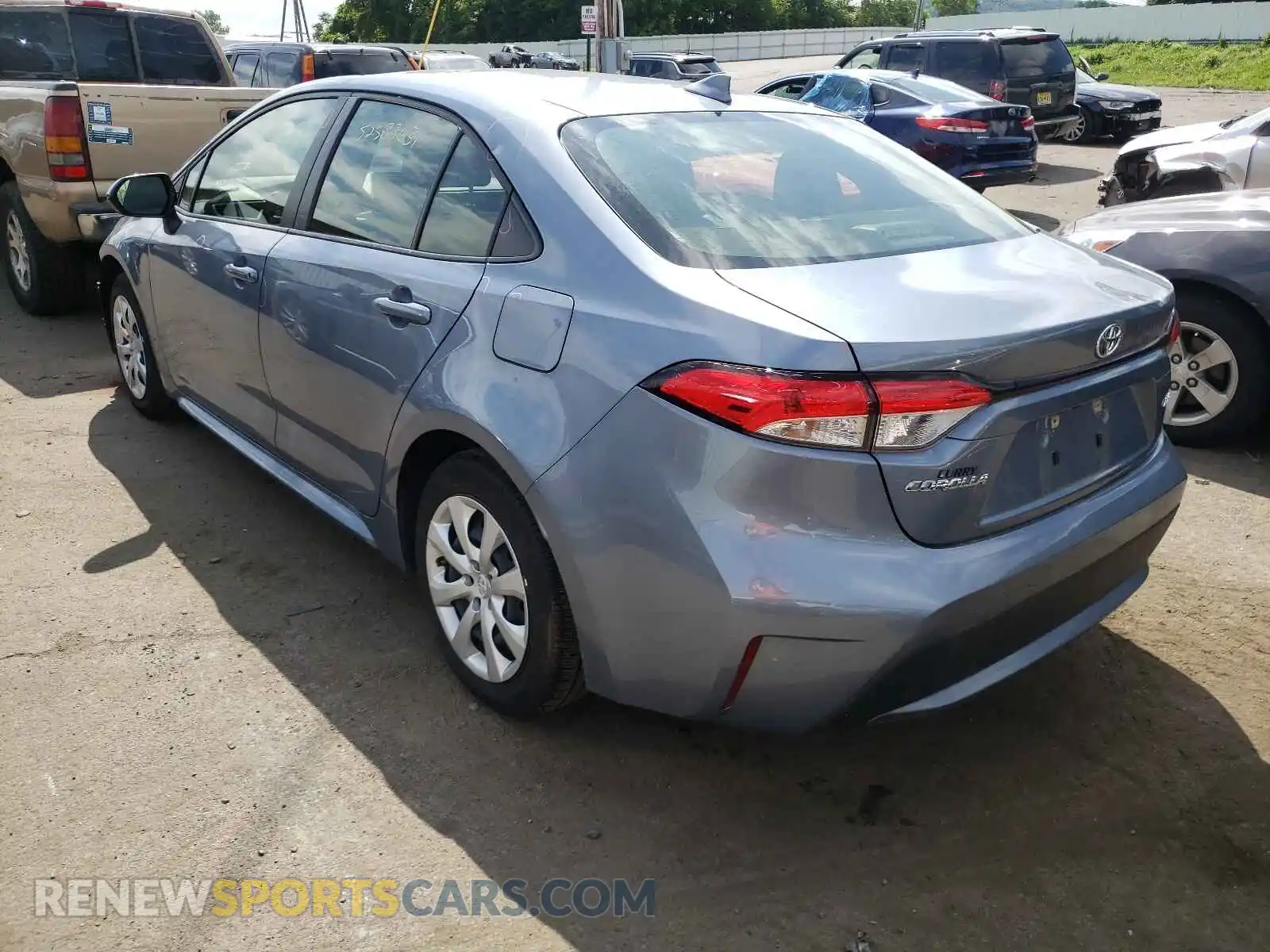 3 fotografías del automóvil dañado JTDEPMAE9MJ120463 TOYOTA COROLLA 2021