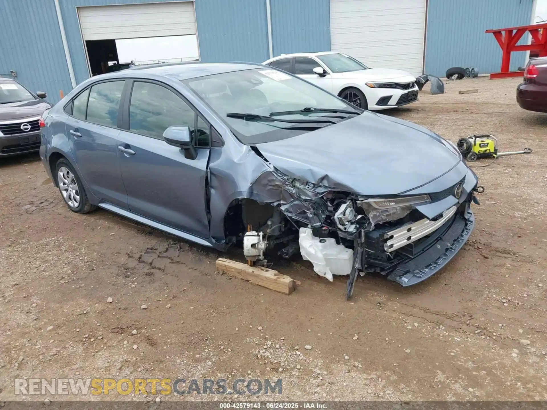 1 Photograph of a damaged car JTDEPMAE9MJ122679 TOYOTA COROLLA 2021