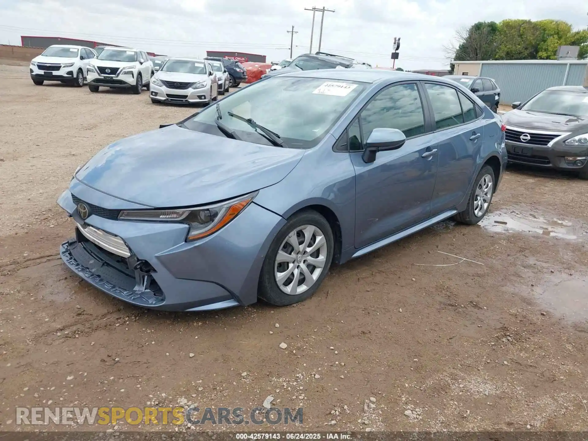 2 Photograph of a damaged car JTDEPMAE9MJ122679 TOYOTA COROLLA 2021