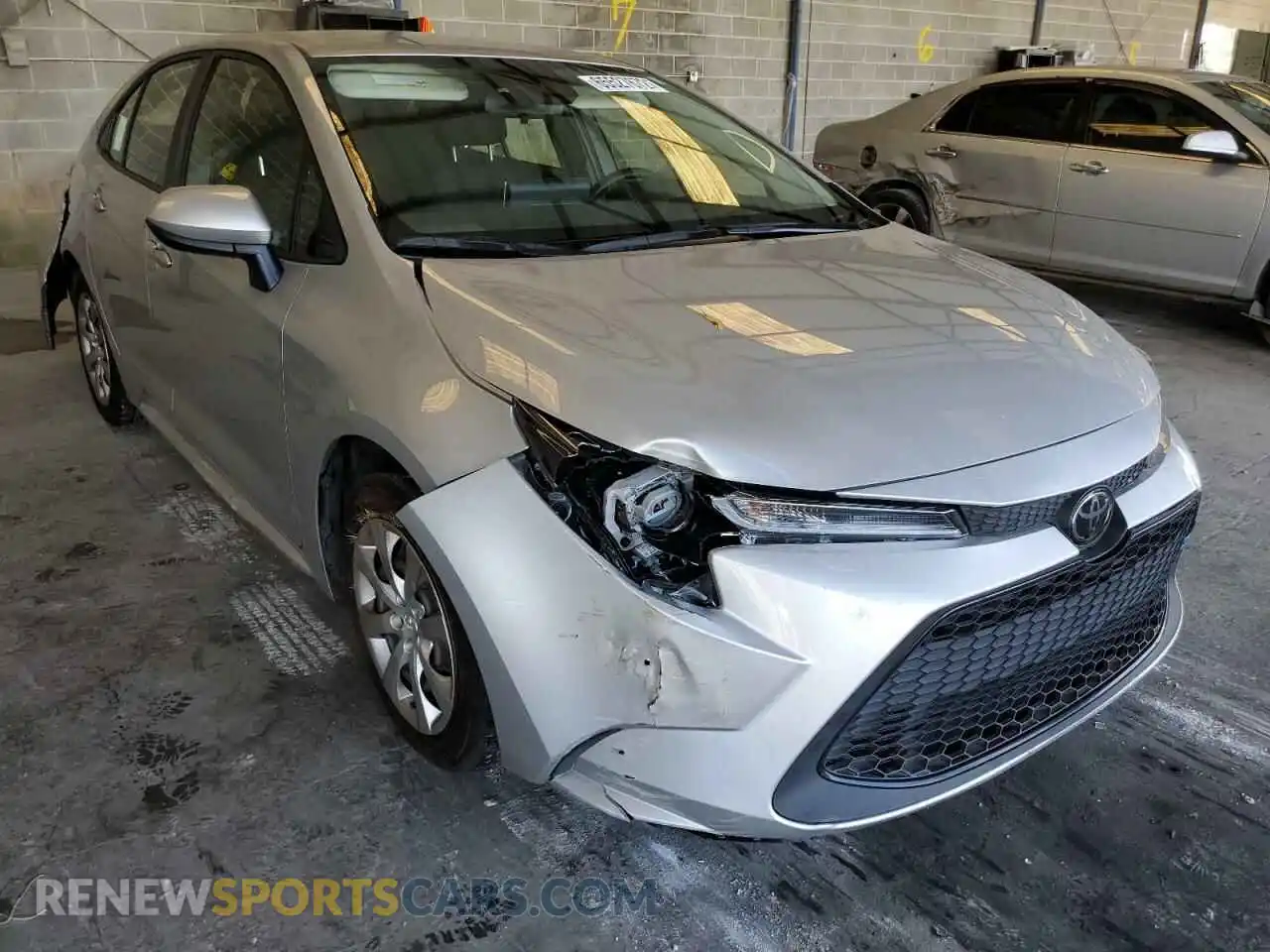 1 Photograph of a damaged car JTDEPMAE9MJ127509 TOYOTA COROLLA 2021
